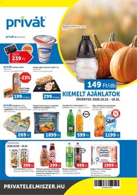 PRIVÁT akciós ujság 2026.10.15. 🎃 HALLOWEEN 🧡