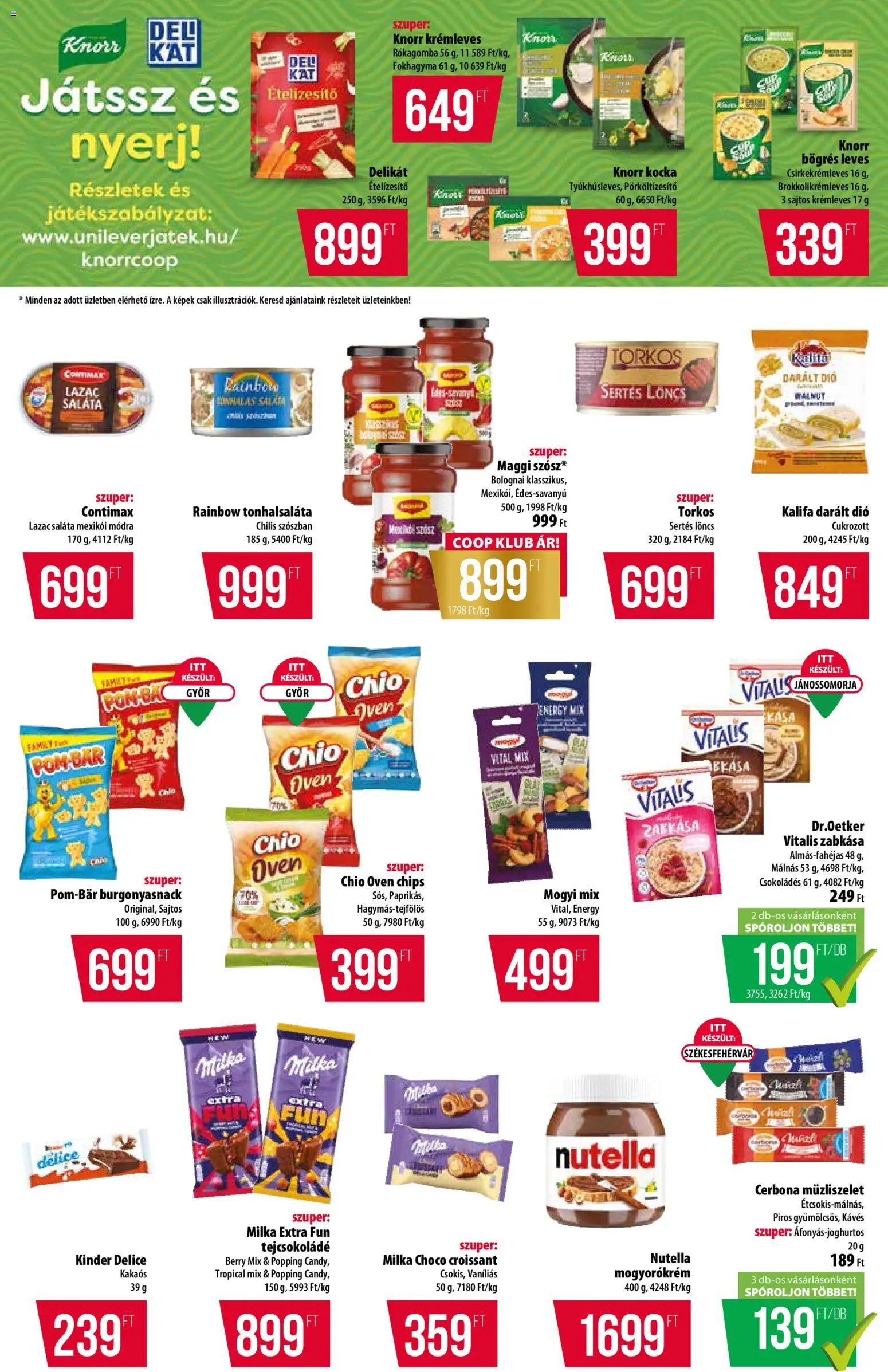 COOP újság 2026.10.08. COOP akciós újság