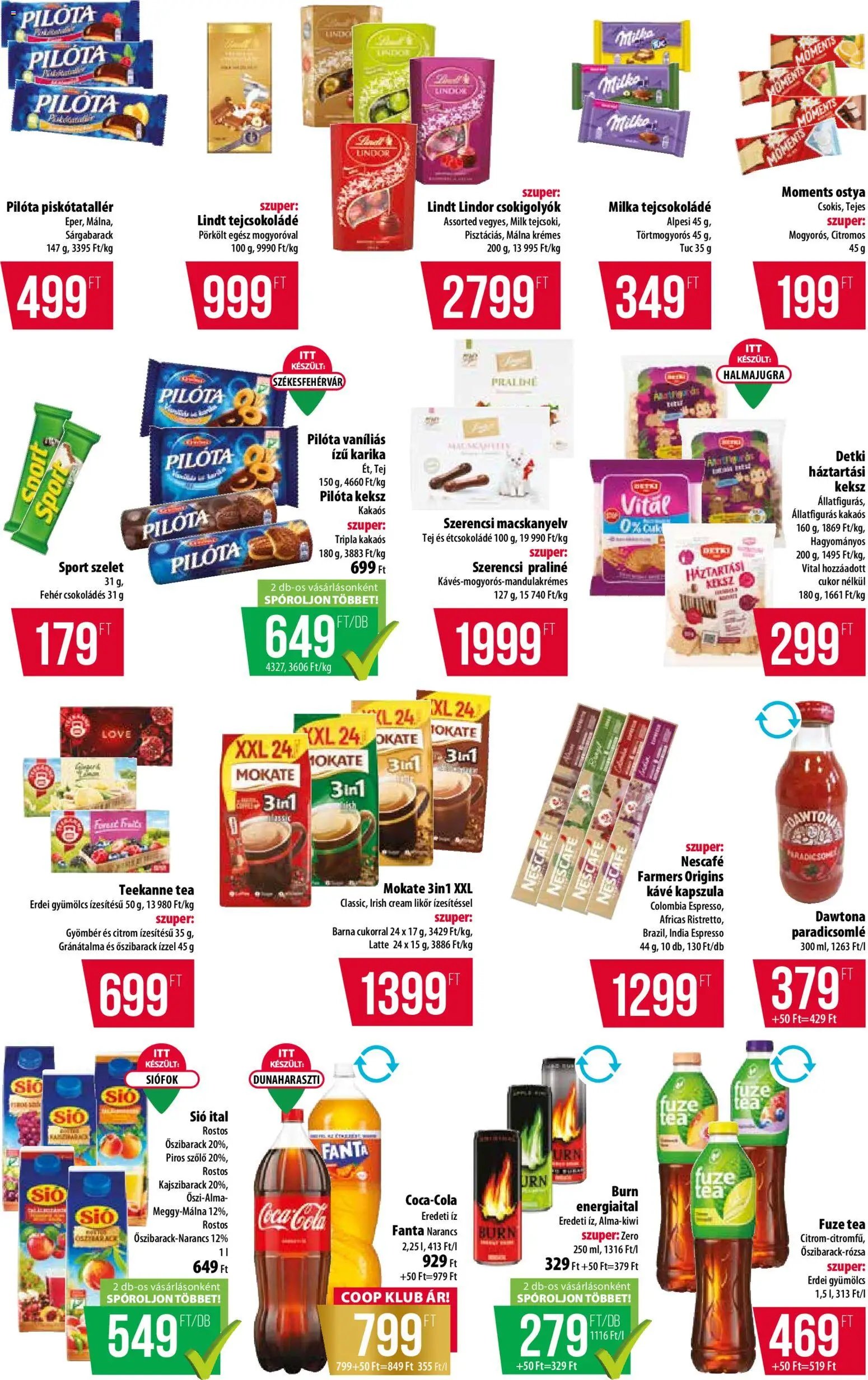 COOP újság 2026.10.08. COOP akciós újság