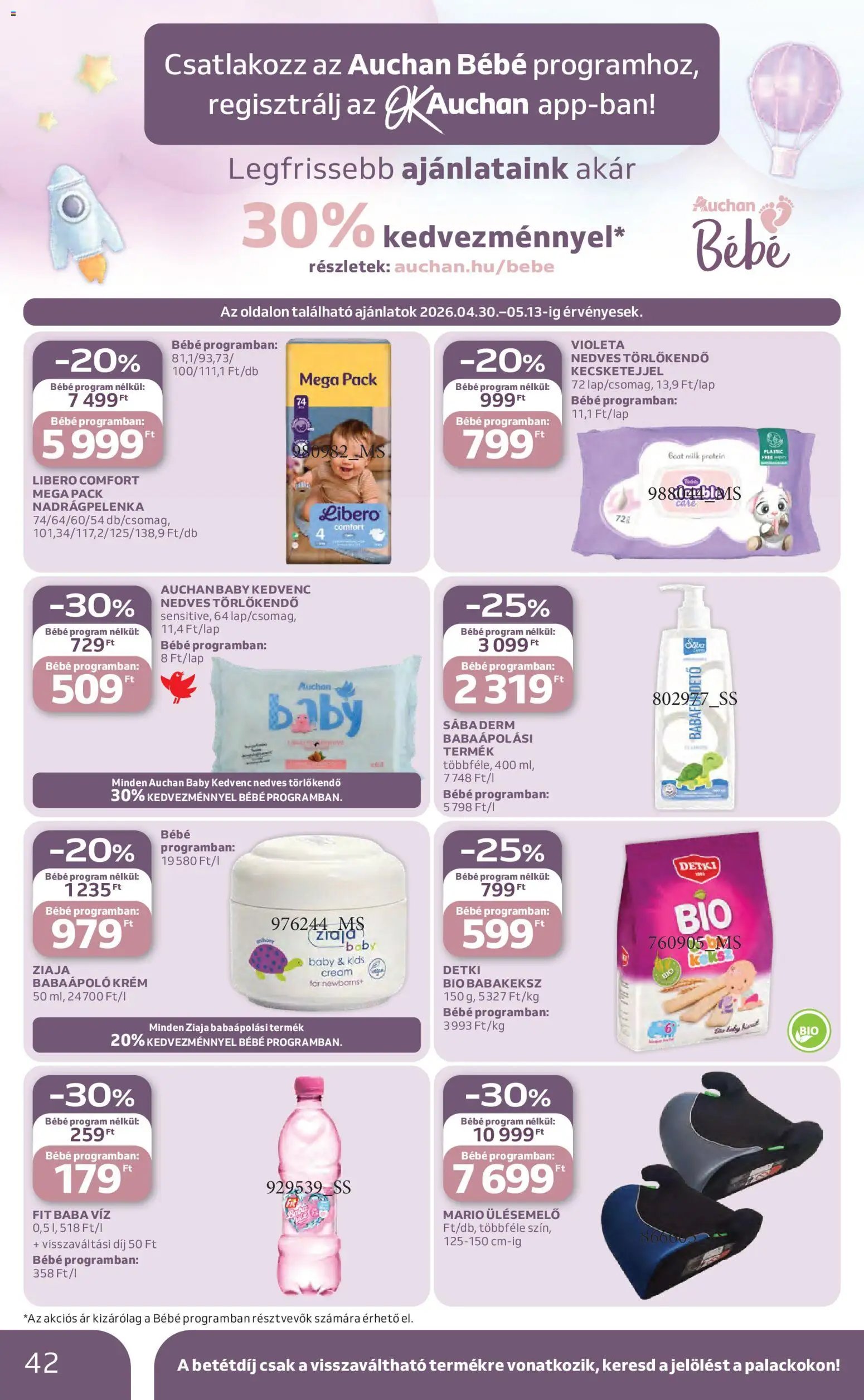 Auchan újság 2026.04.30. Auchan akciós újság (2026-04-30 - 2026-05-06)