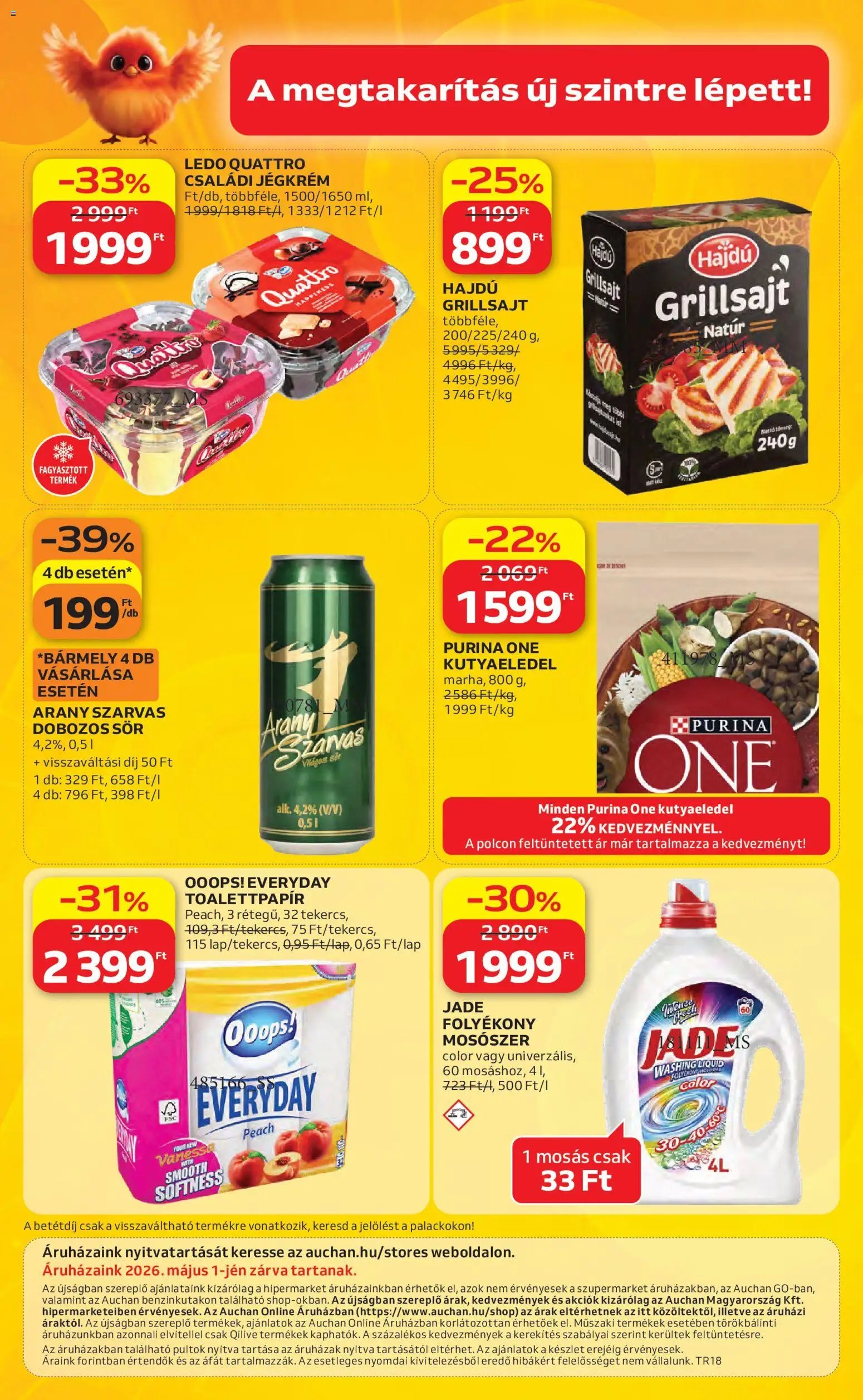 Auchan újság 2026.04.30. Auchan akciós újság (2026-04-30 - 2026-05-06)