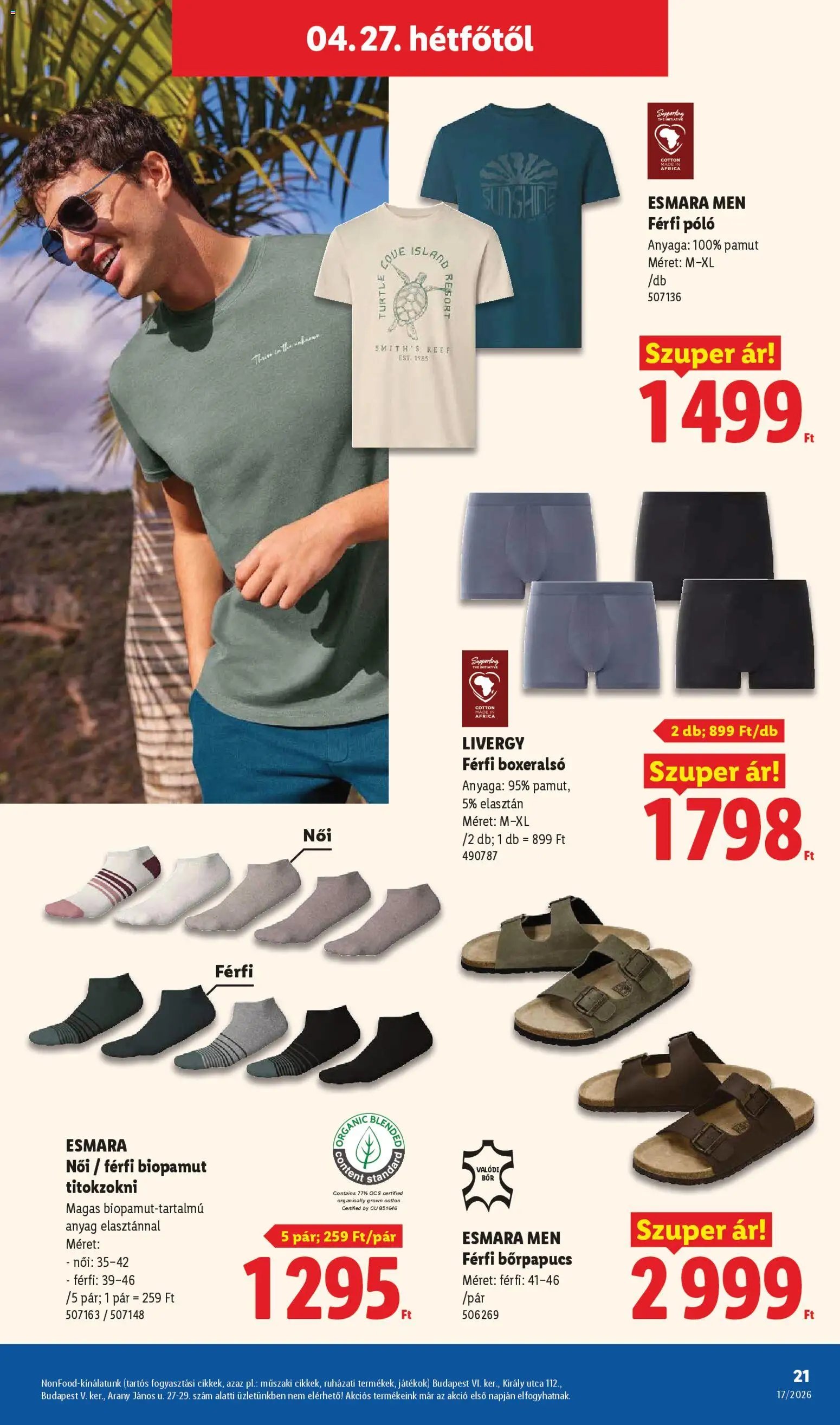 Lidl újság 2026.04.23. Lidl Nonfood kínálatunk (2026-04-23 - 2026-04-29)