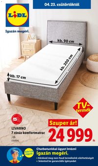Lidl újság 2026.04.23. Lidl Nonfood kínálatunk (2026-04-23 - 2026-04-29)