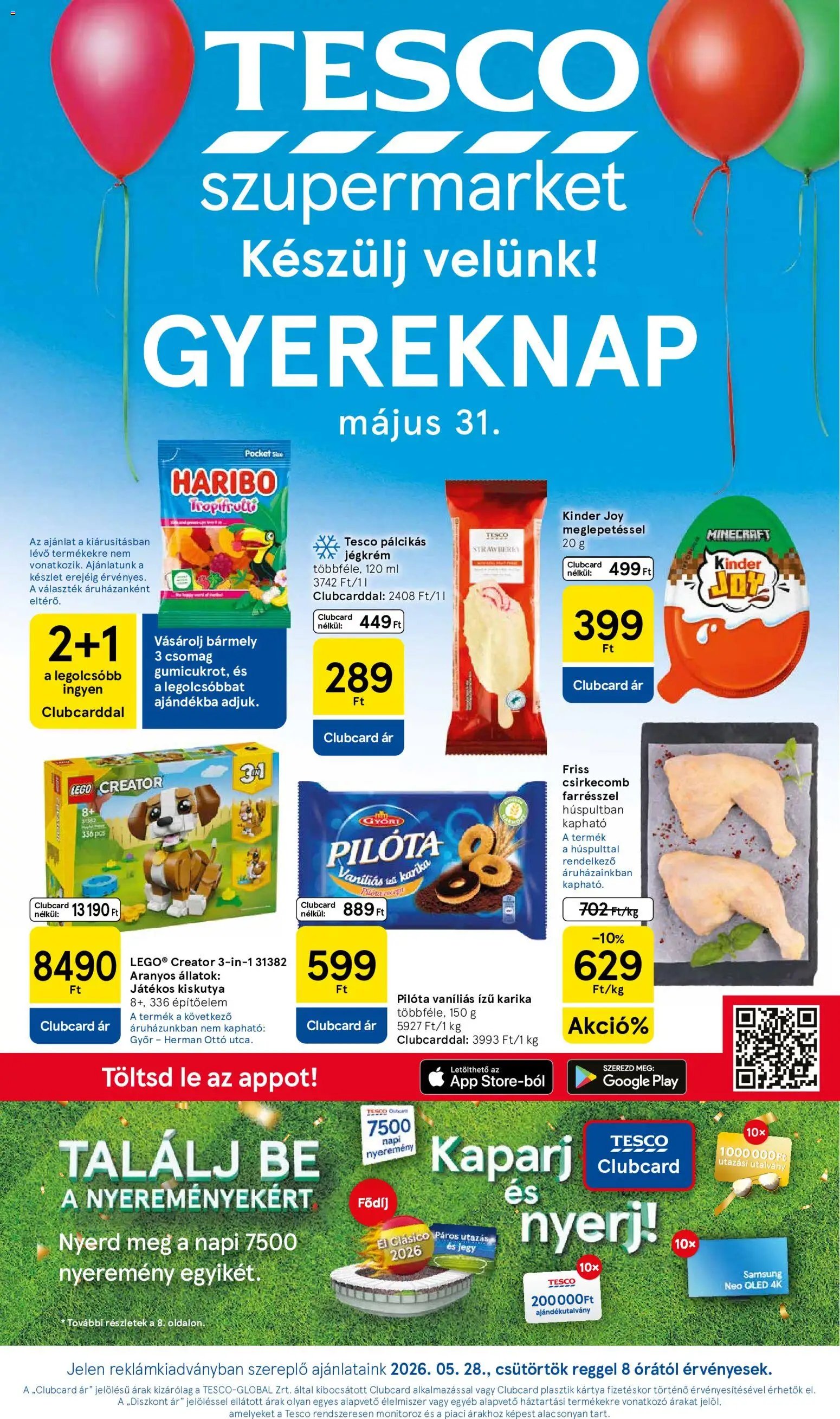 Tesco újság 2026.05.28. Tesco Szupermarket akciós újság (2026-05-28 - 2026-06-03)