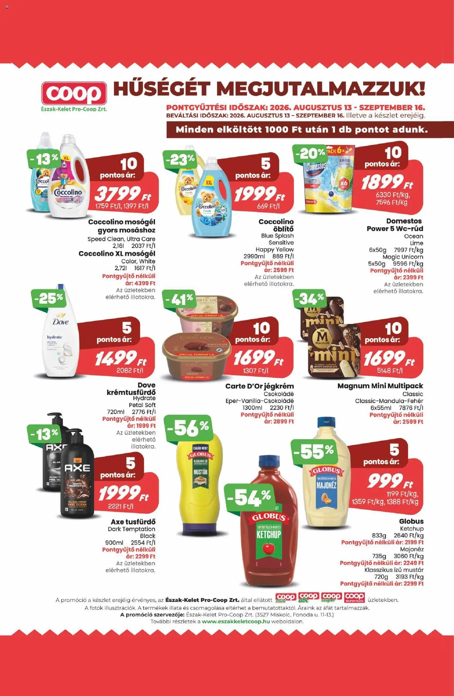 COOP újság 2026.08.21. COOP - Újság Észak Kelet Pro-Coop Zrt