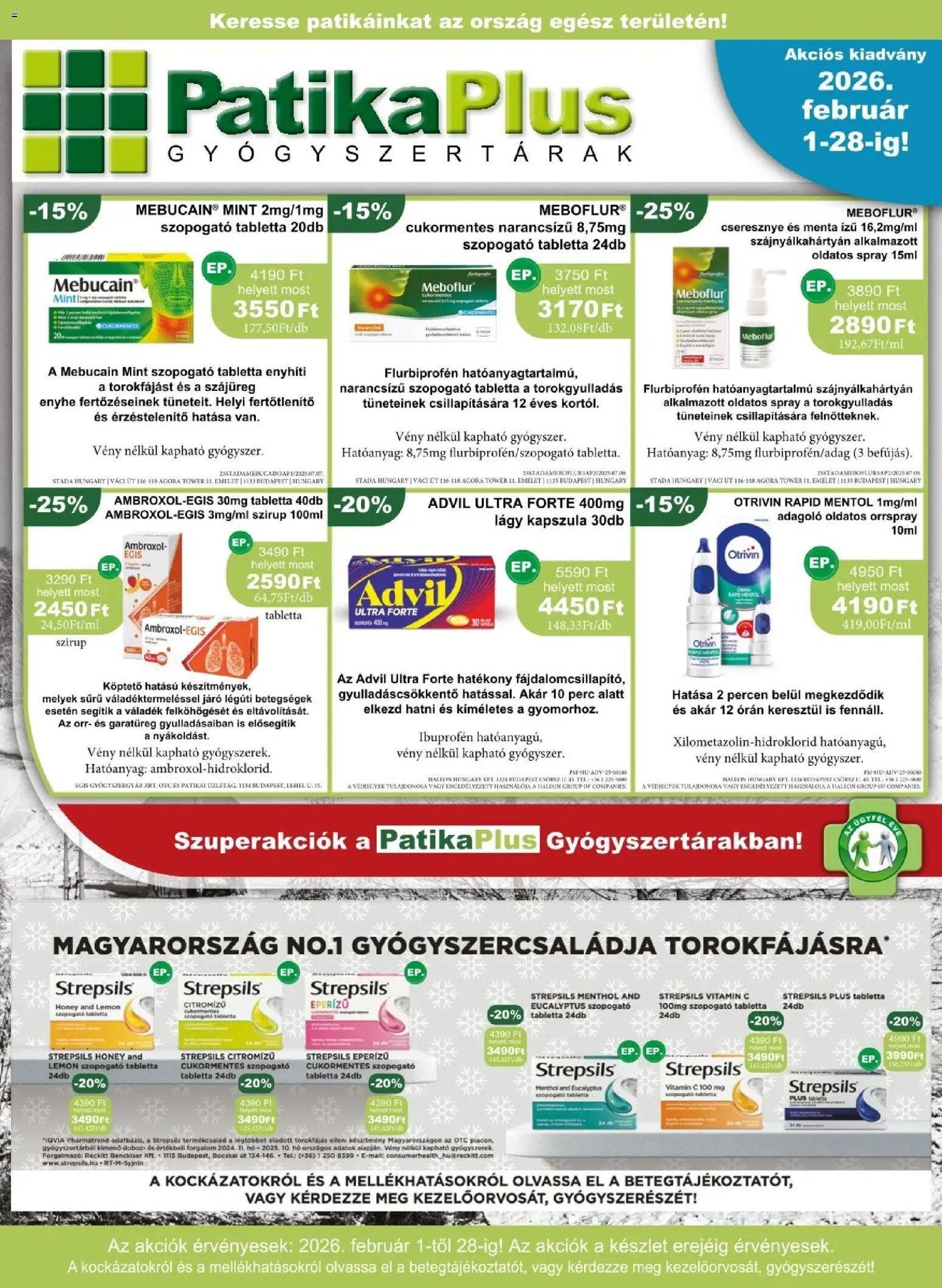 PatikaPlus újság 2026.01.01. Akciós újság PatikaPlus (2026-01-01 - 2026-12-31)
