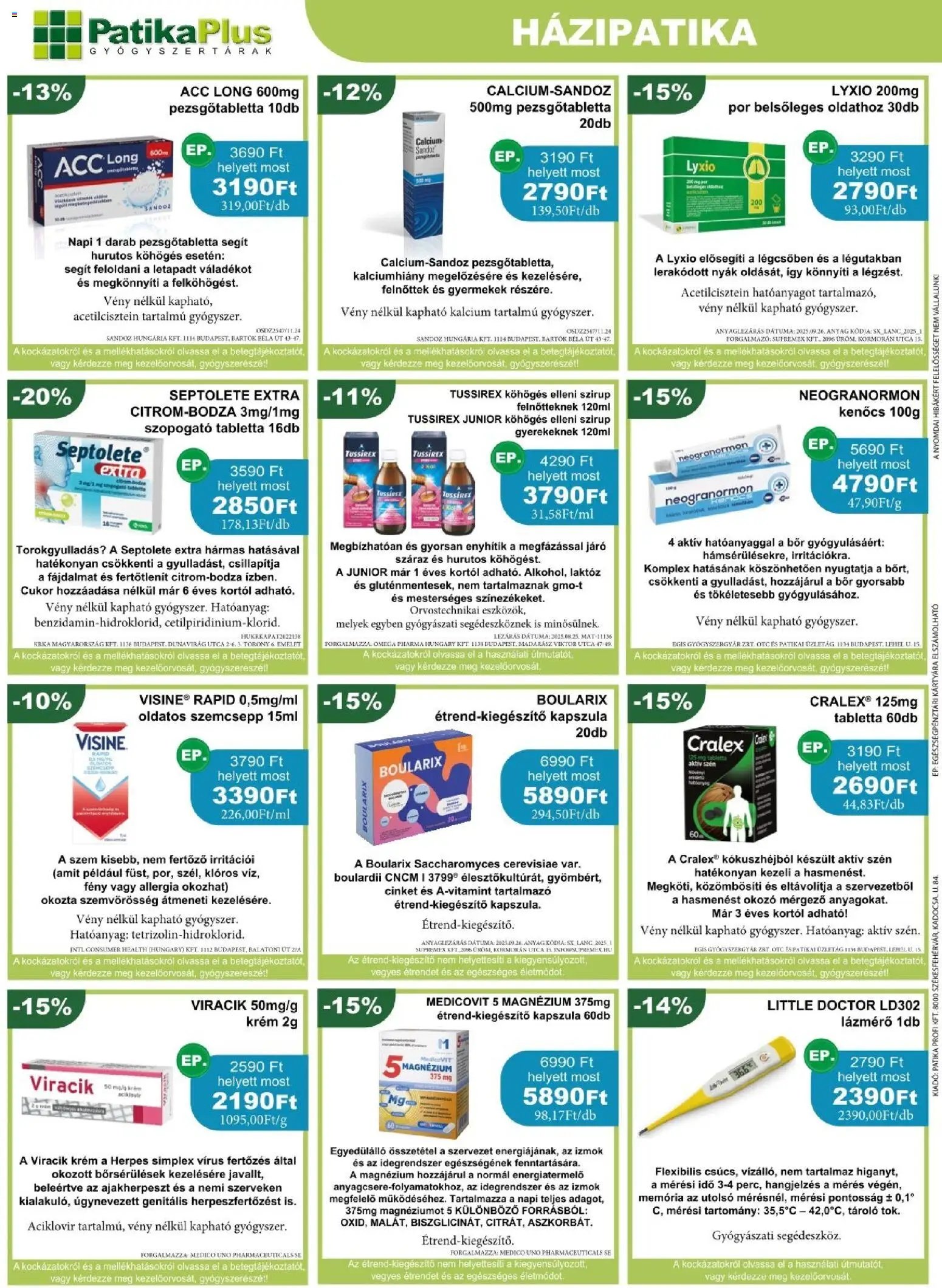 PatikaPlus újság 2026.01.01. Akciós újság PatikaPlus (2026-01-01 - 2026-12-31)