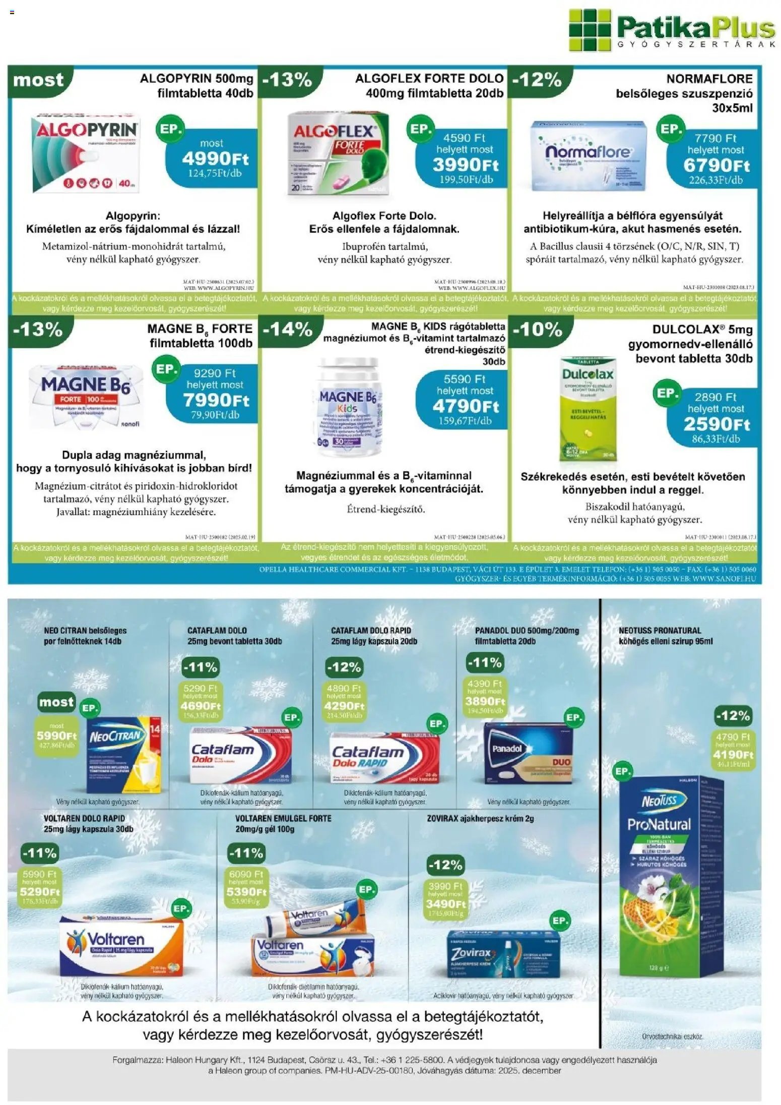 PatikaPlus újság 2026.01.01. Akciós újság PatikaPlus (2026-01-01 - 2026-12-31)
