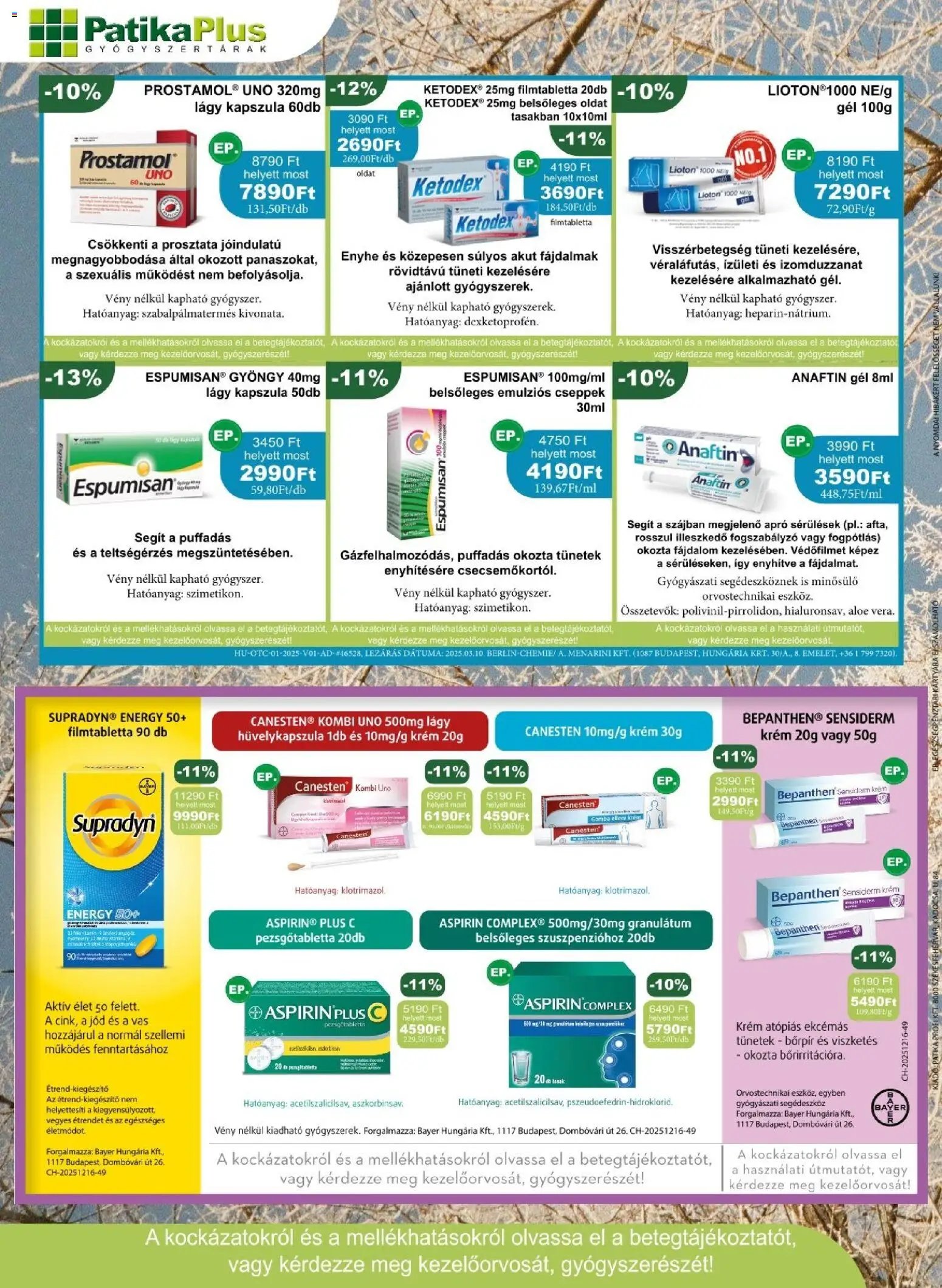 PatikaPlus újság 2026.01.01. Akciós újság PatikaPlus (2026-01-01 - 2026-12-31)