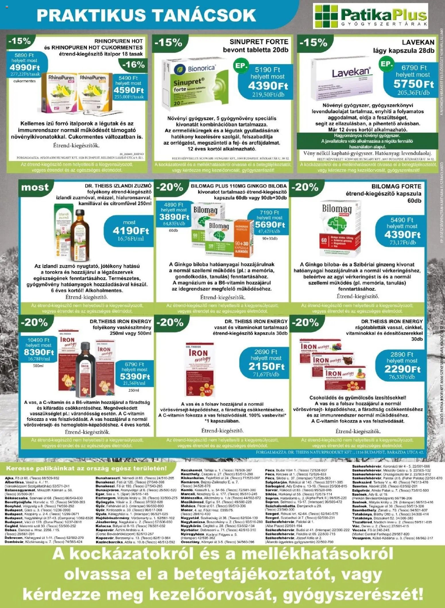PatikaPlus újság 2026.01.01. Akciós újság PatikaPlus (2026-01-01 - 2026-12-31)