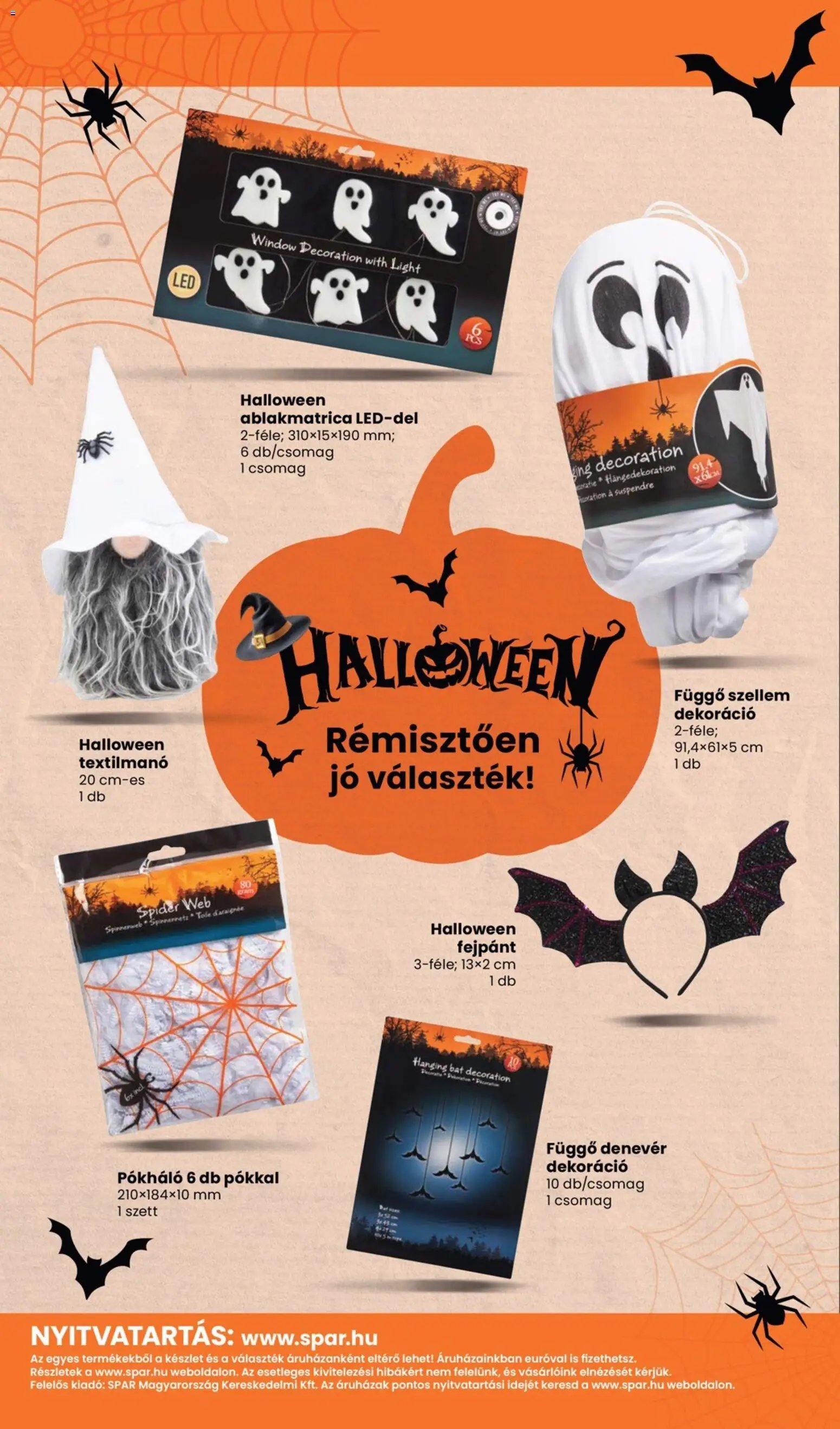 Interspar újság 2026.10.01. Interspar Halloween katalógus