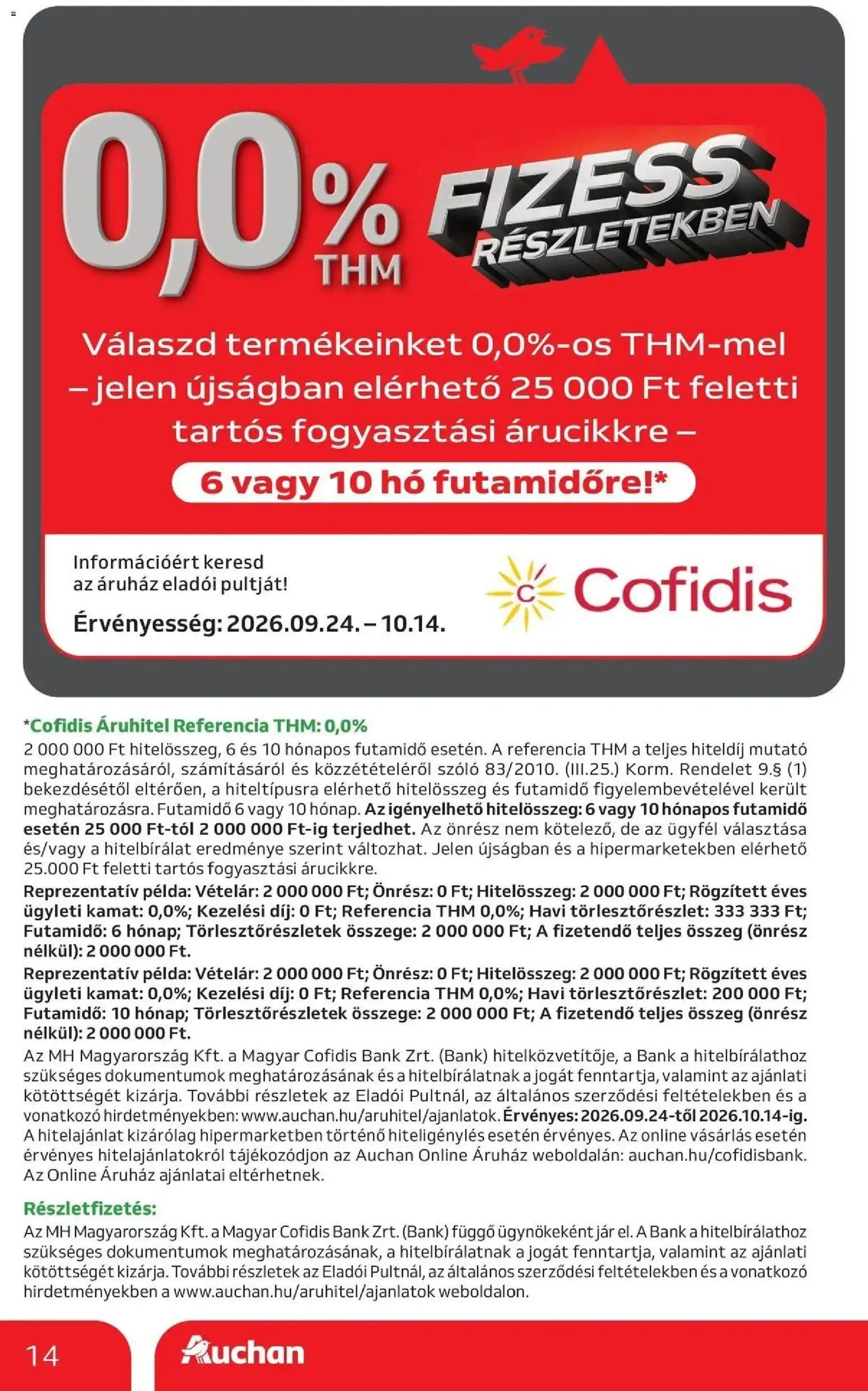 Auchan újság 2026.09.24. Auchan Őszi nagytakarítás Fót