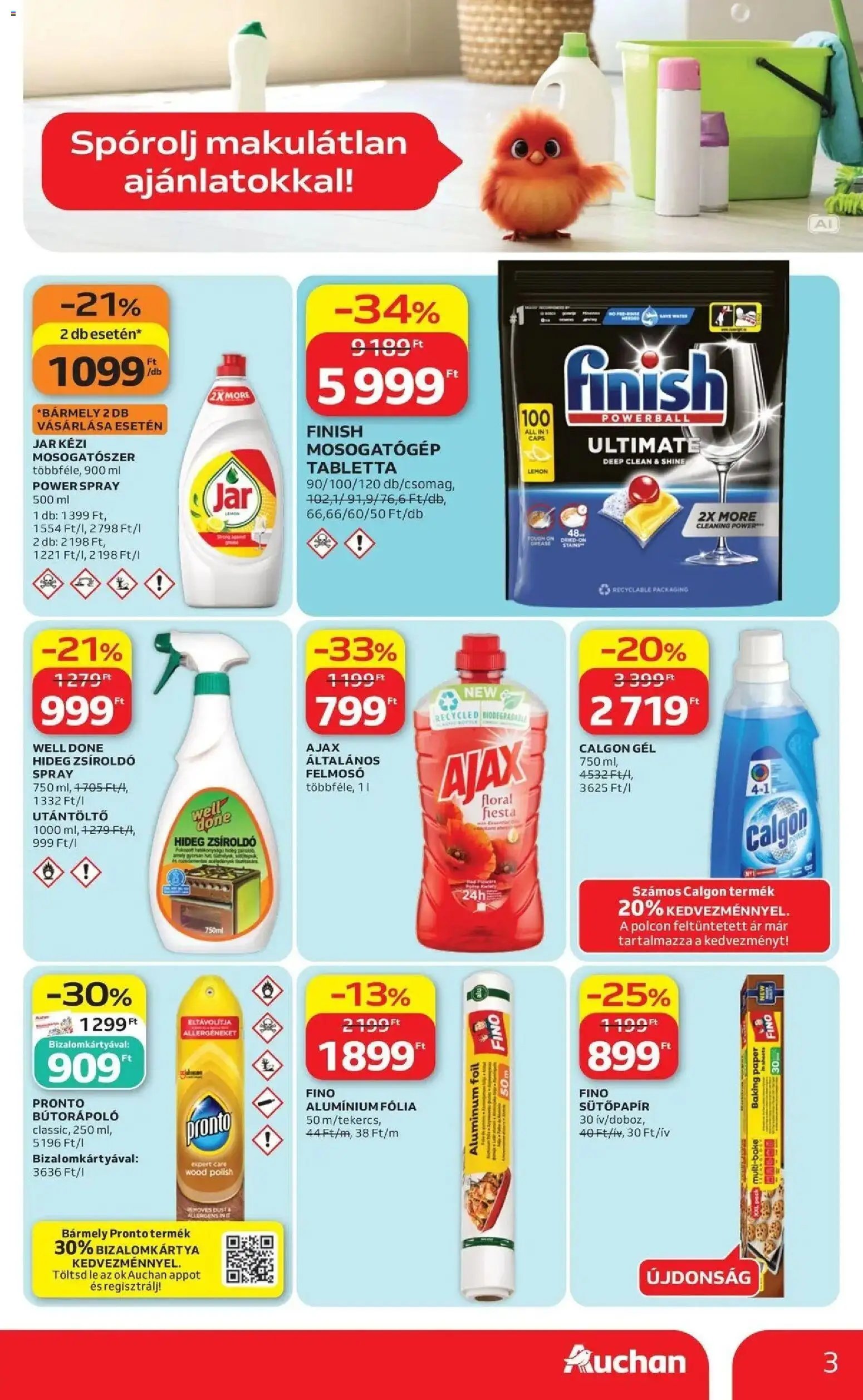 Auchan újság 2026.09.24. Auchan Őszi nagytakarítás Fót