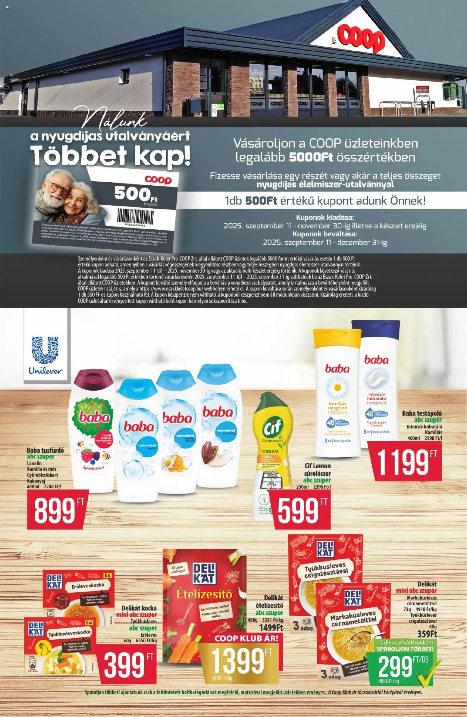 COOP újság 2025.11.20. Észak Kelet Pro-Coop Zrt (2025-11-20 - 2025-11-26)