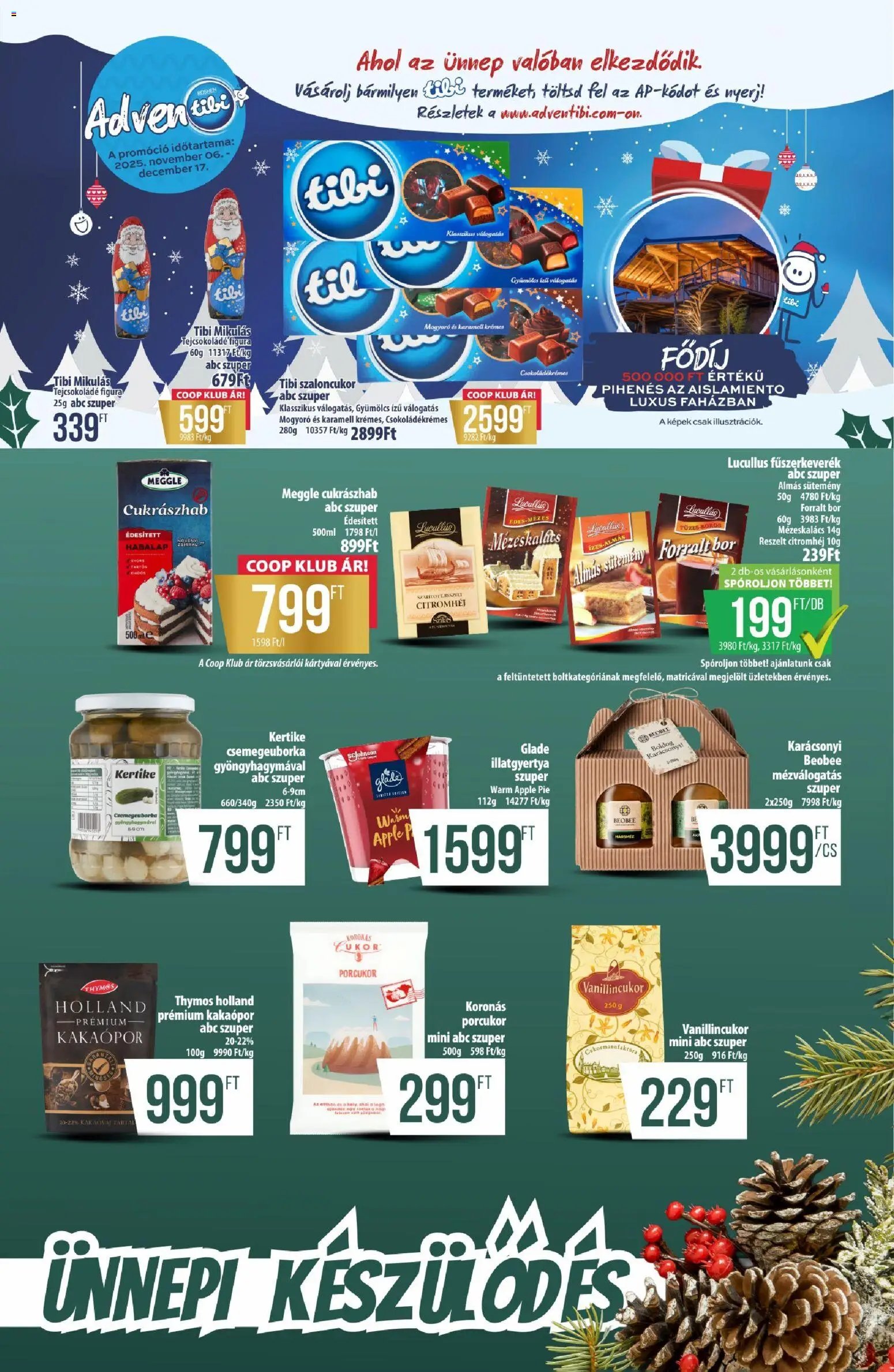 COOP újság 2025.11.20. Észak Kelet Pro-Coop Zrt (2025-11-20 - 2025-11-26)