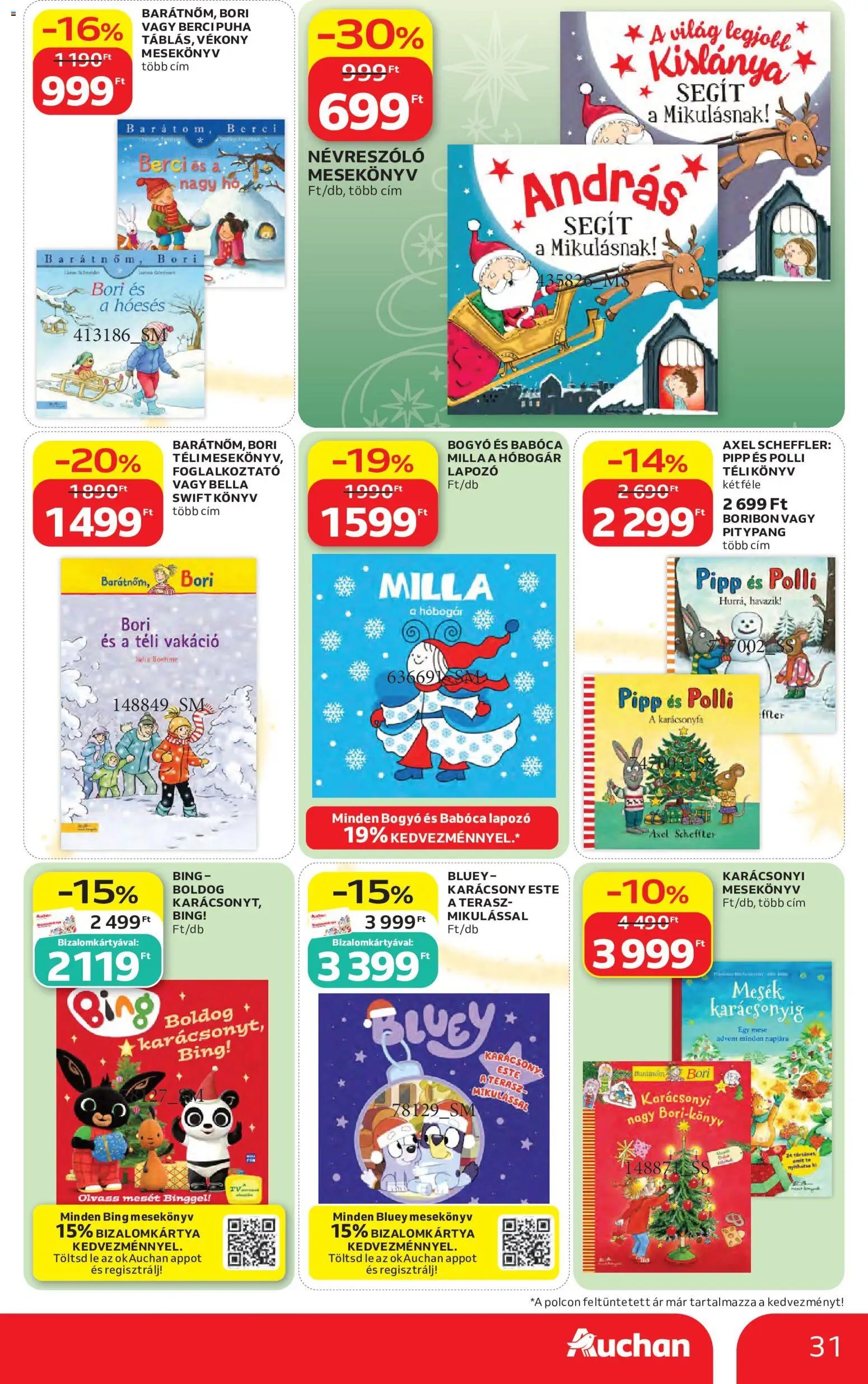 Auchan Karácsony akciós újság 2026.10.22. -tól/től 🧑‍🎄❄️