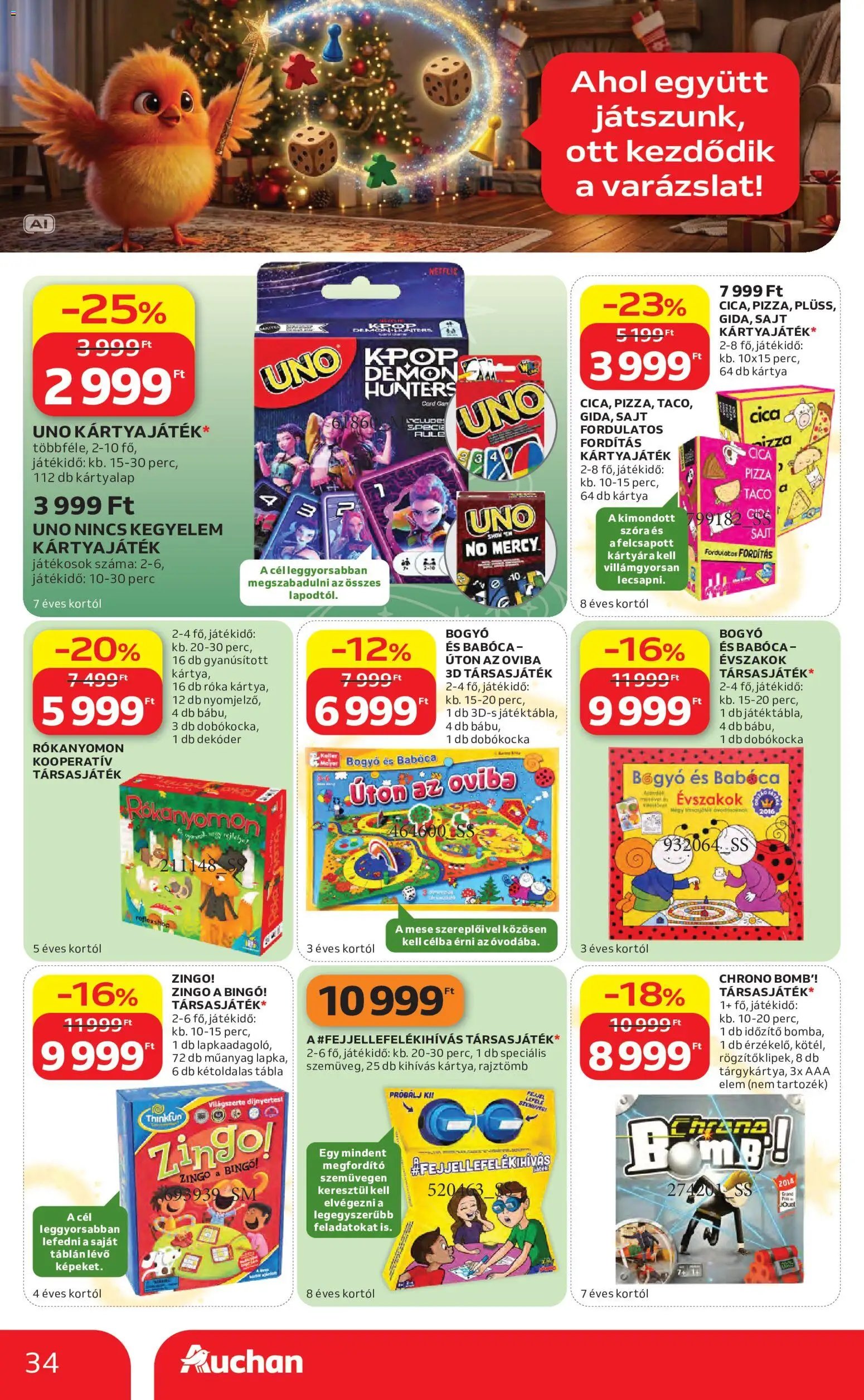Auchan Karácsony akciós újság 2026.10.22. -tól/től 🧑‍🎄❄️