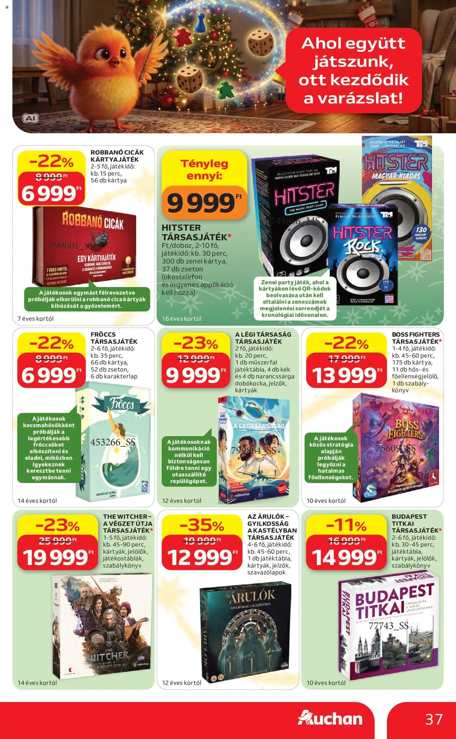 Auchan Karácsony akciós újság 2026.10.22. -tól/től 🧑‍🎄❄️