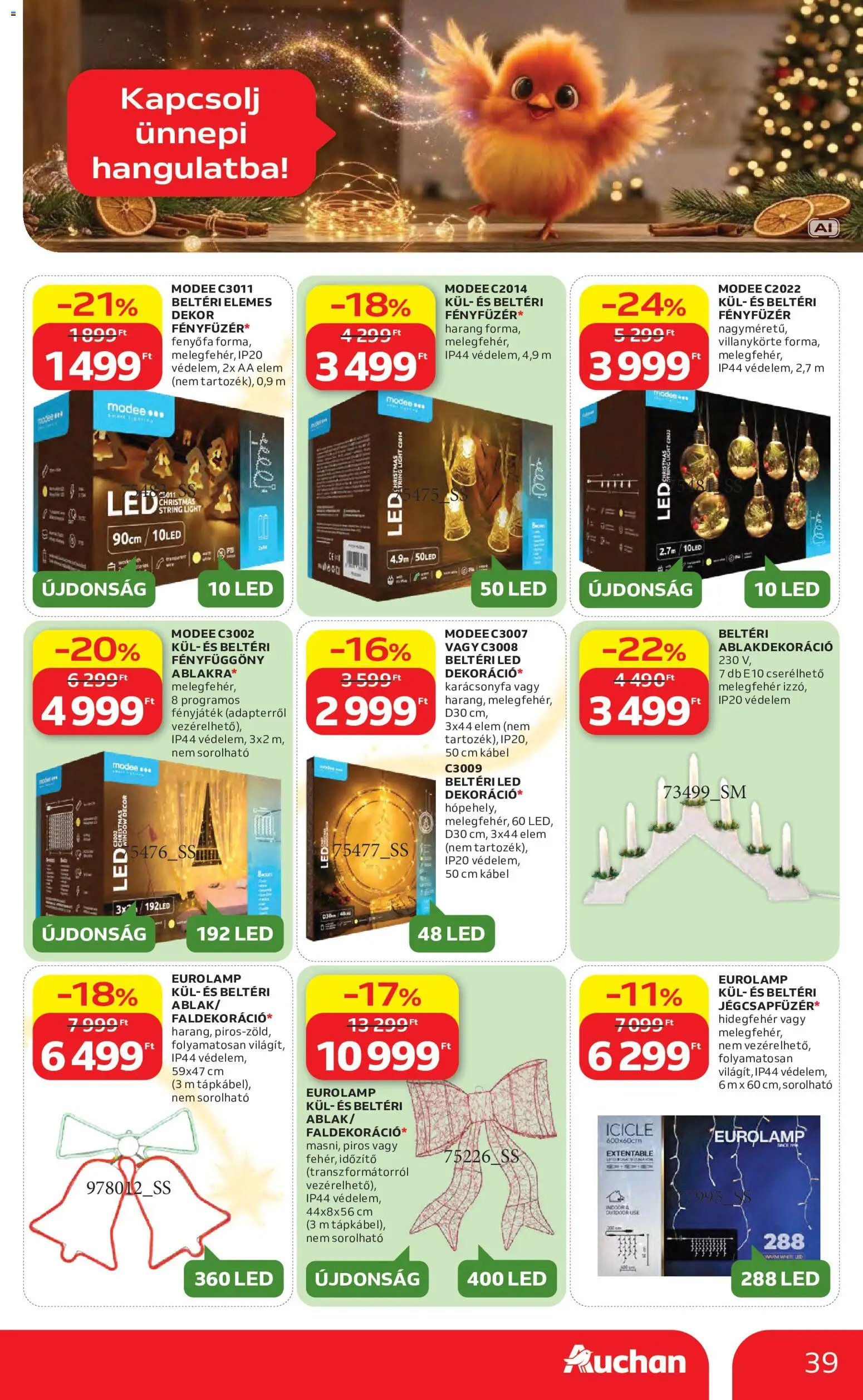 Auchan Karácsony akciós újság 2026.10.22. -tól/től 🧑‍🎄❄️