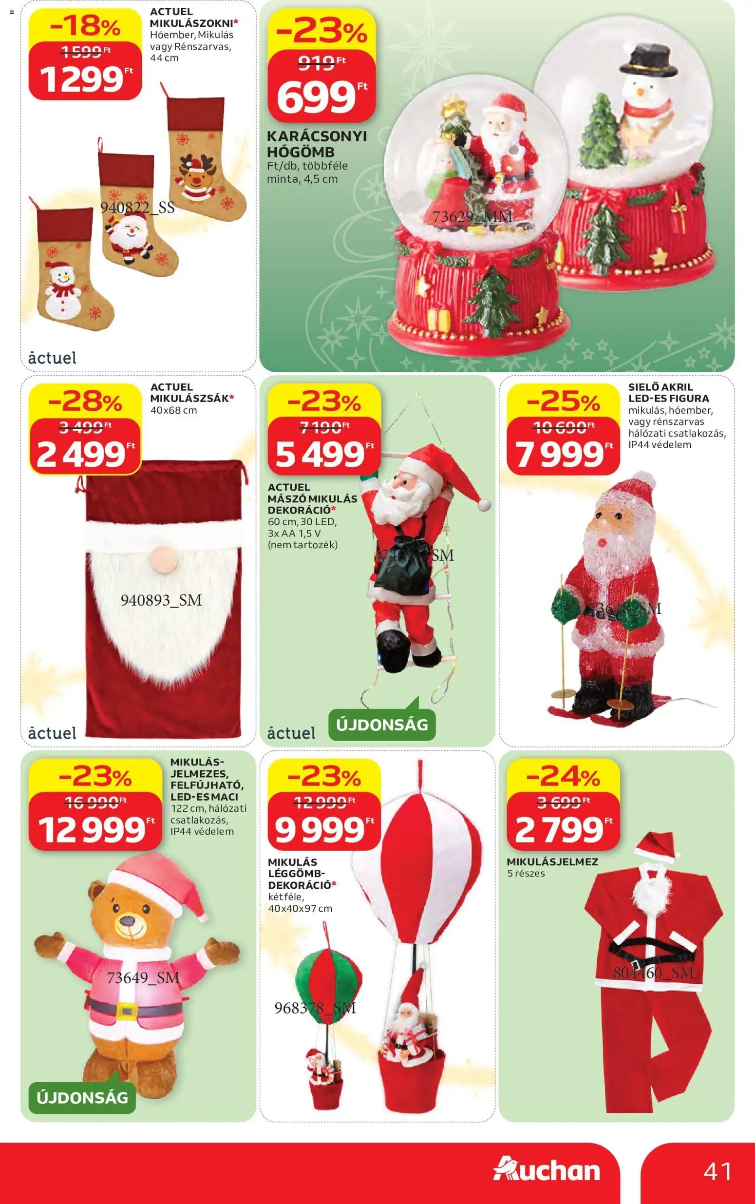Auchan Karácsony akciós újság 2026.10.22. -tól/től 🧑‍🎄❄️