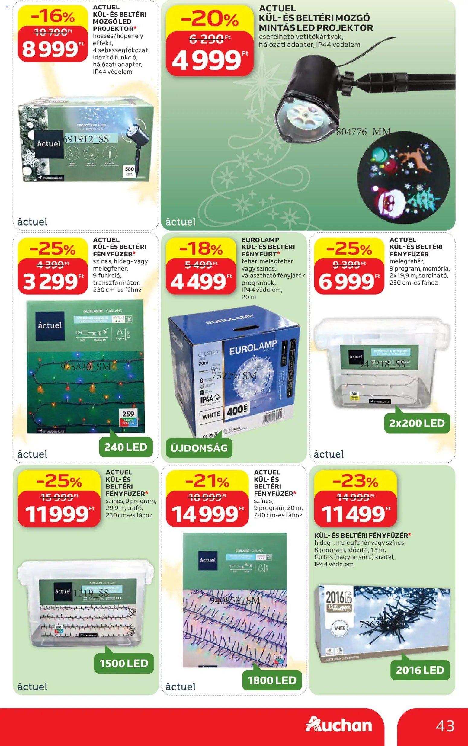 Auchan Karácsony akciós újság 2026.10.22. -tól/től 🧑‍🎄❄️