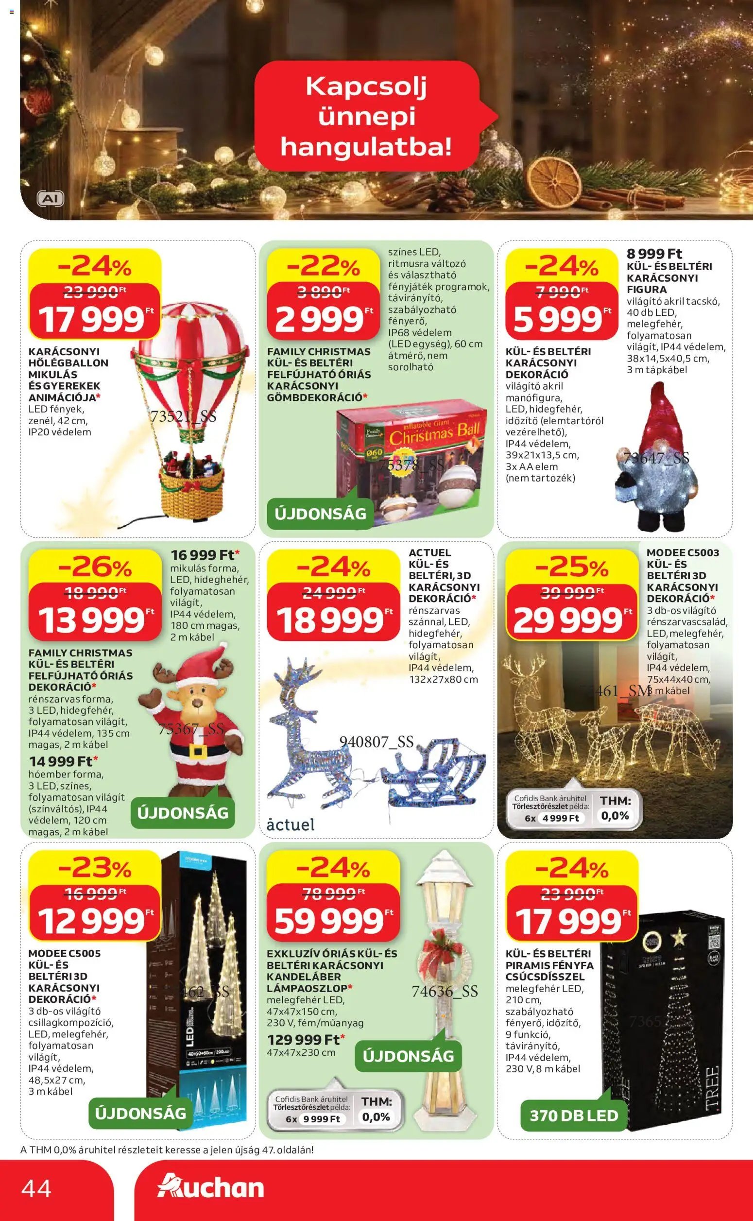 Auchan Karácsony akciós újság 2026.10.22. -tól/től 🧑‍🎄❄️