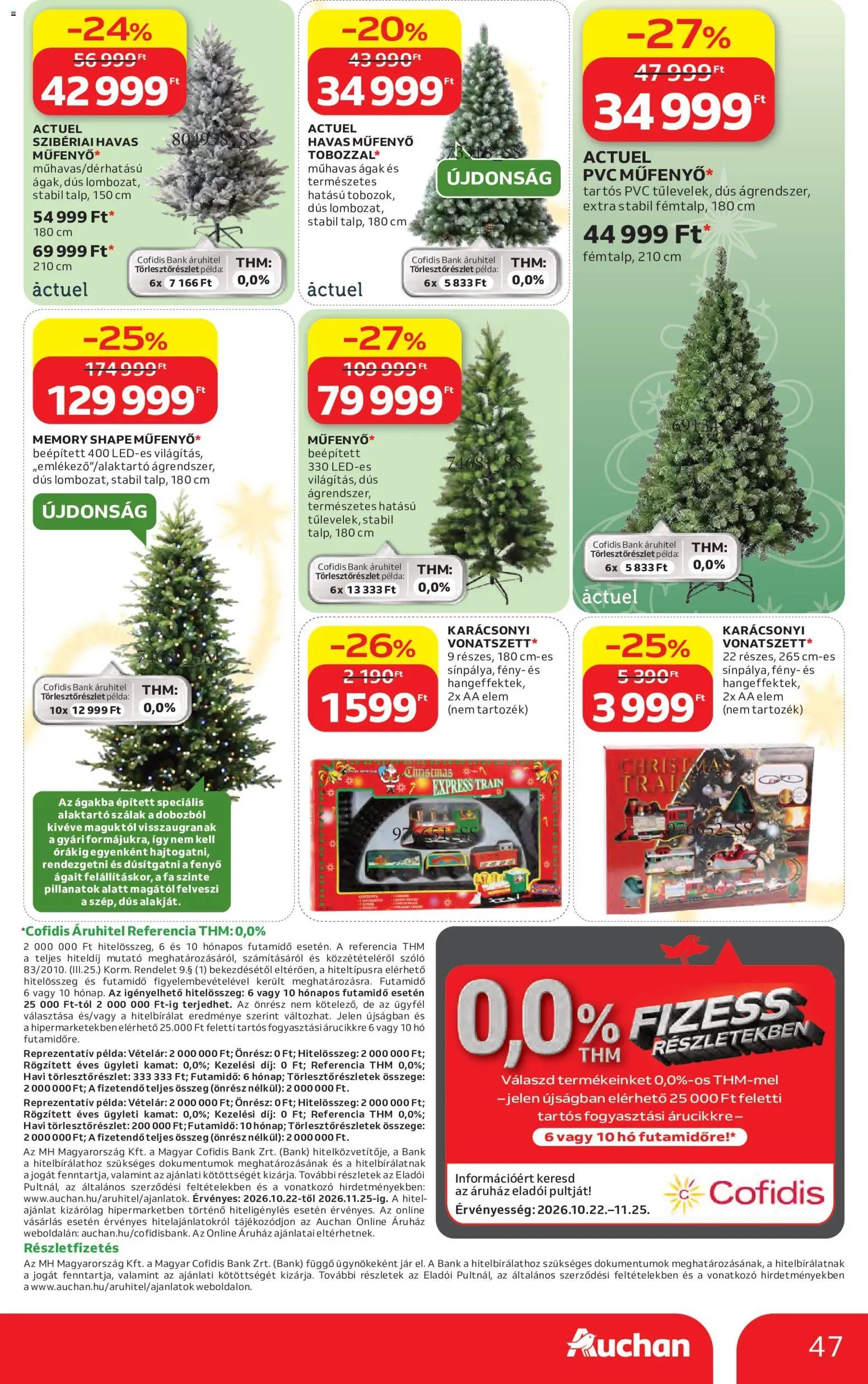 Auchan Karácsony akciós újság 2026.10.22. -tól/től 🧑‍🎄❄️