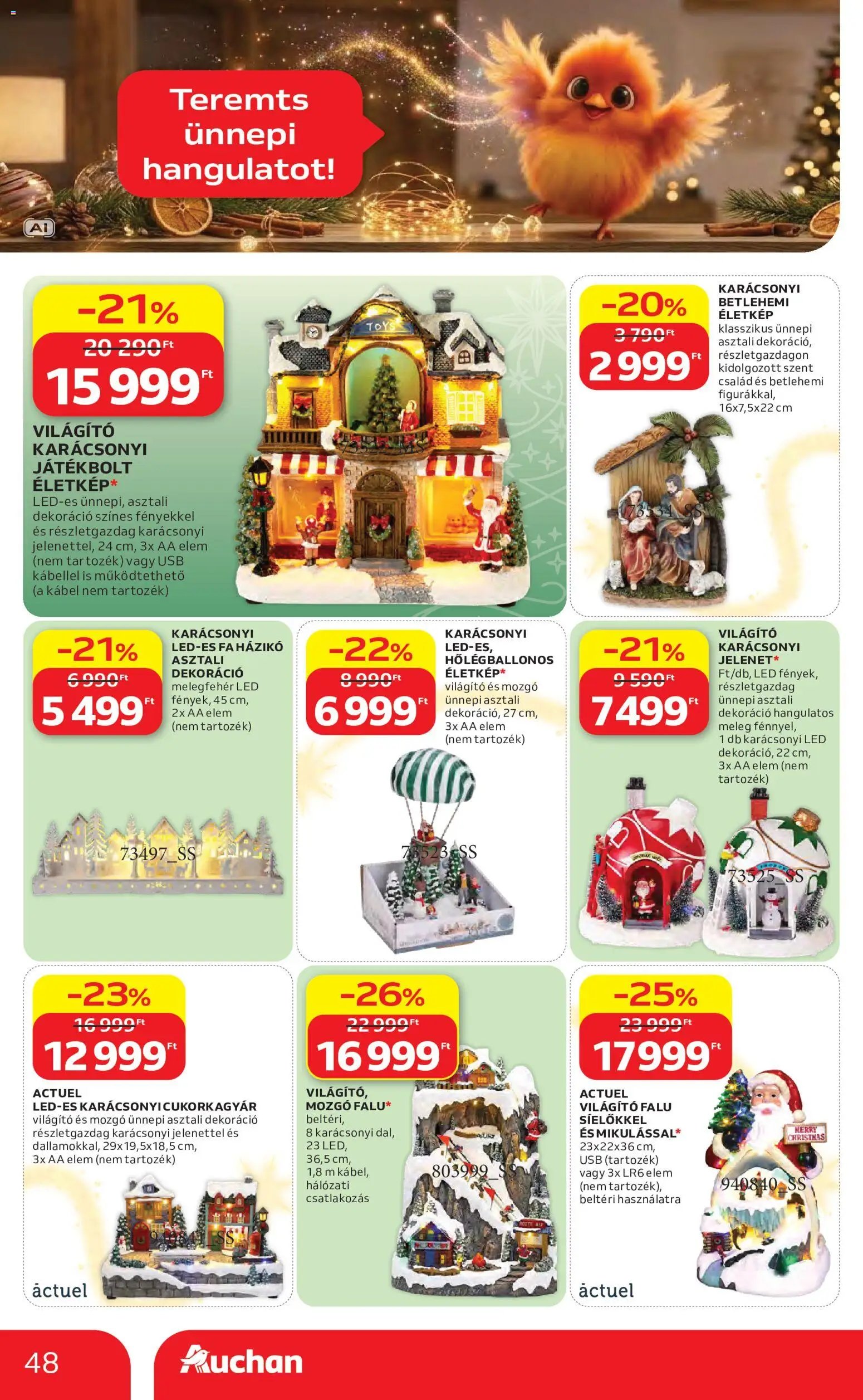 Auchan Karácsony akciós újság 2026.10.22. -tól/től 🧑‍🎄❄️