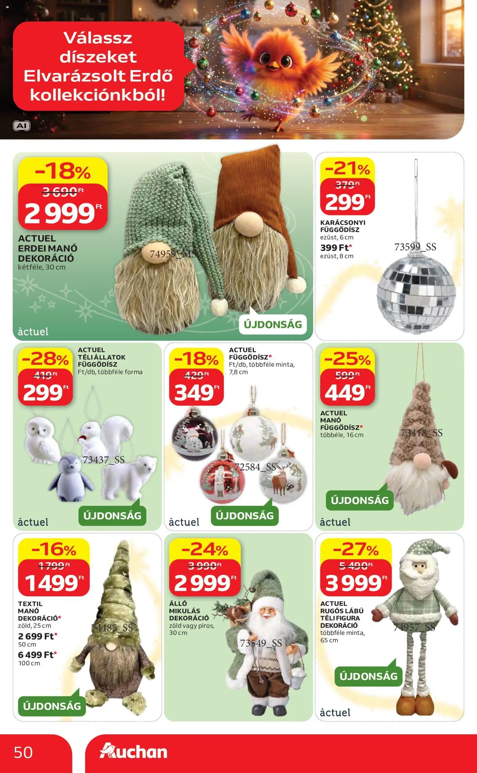 Auchan Karácsony akciós újság 2026.10.22. -tól/től 🧑‍🎄❄️