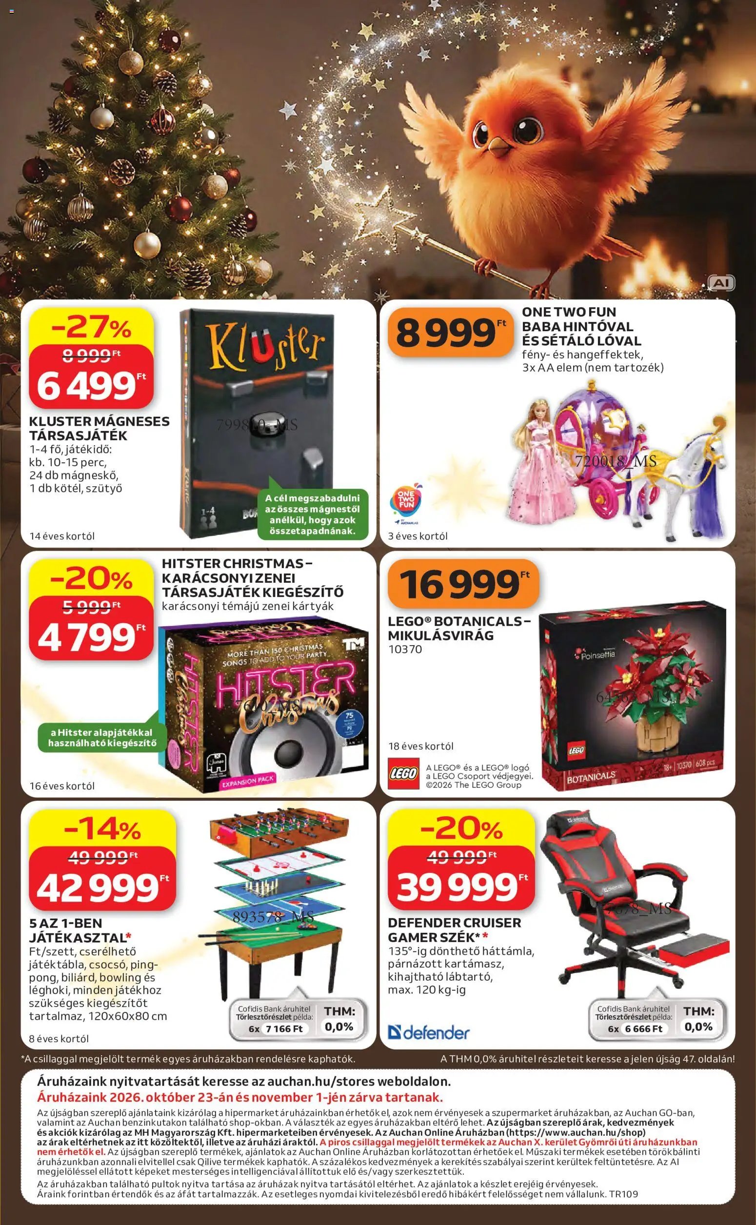Auchan Karácsony akciós újság 2026.10.22. -tól/től 🧑‍🎄❄️