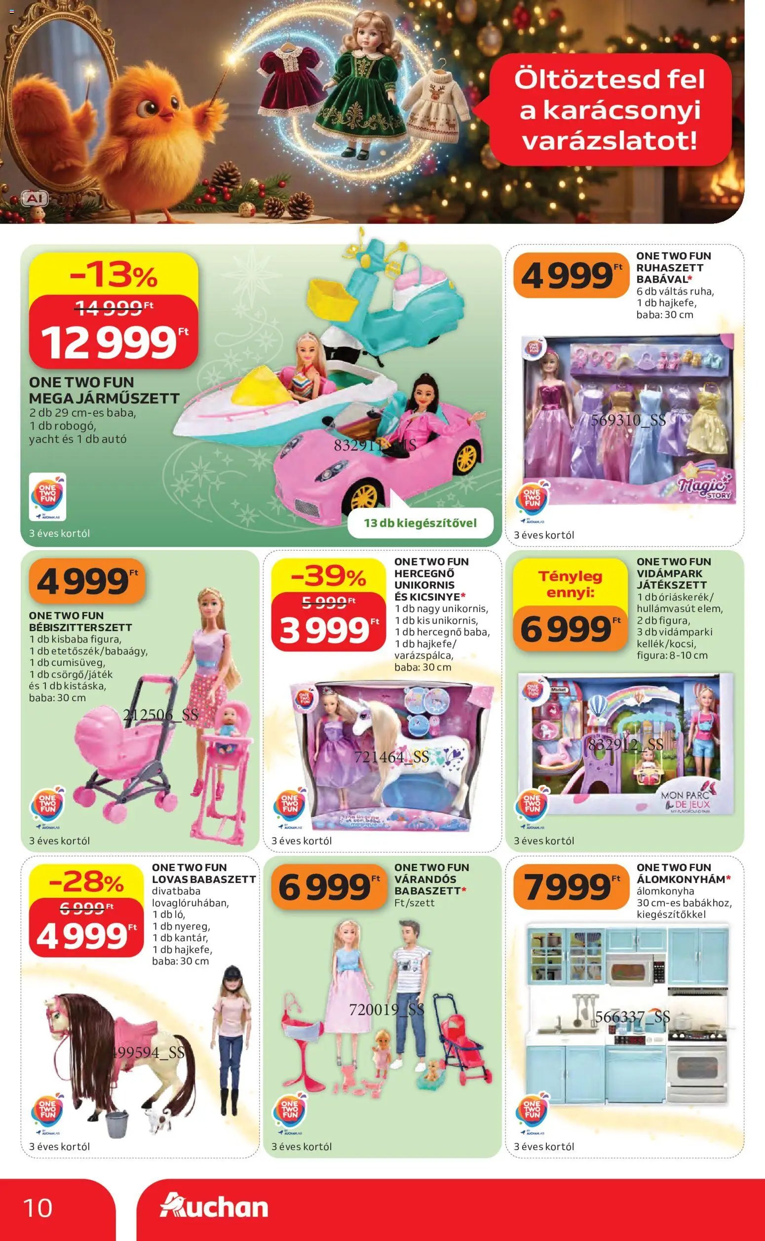 Auchan Karácsony akciós újság 2026.10.22. -tól/től 🧑‍🎄❄️