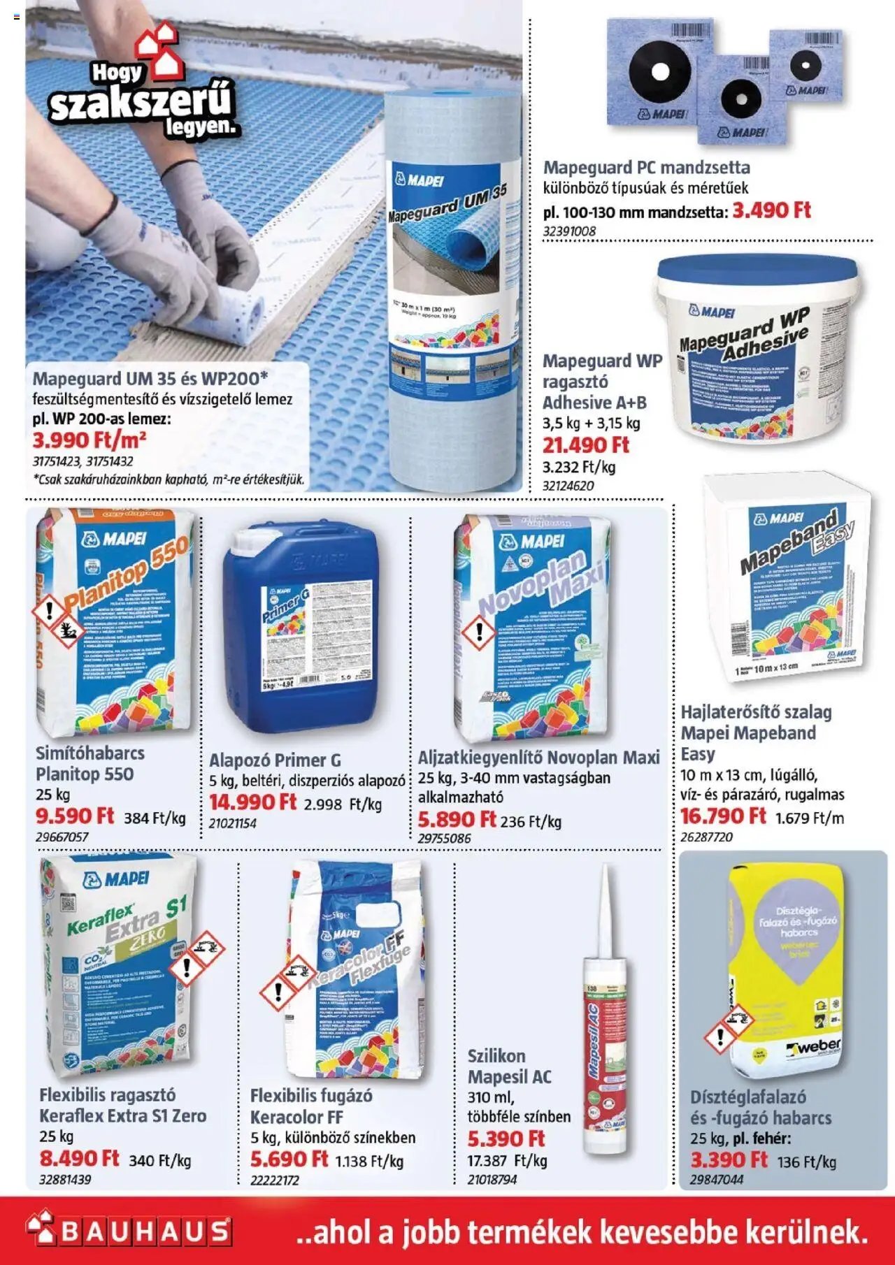 Bauhaus újság 2025.09.03. Akciós újság Bauhaus (2025-09-03 - 2025-11-04)