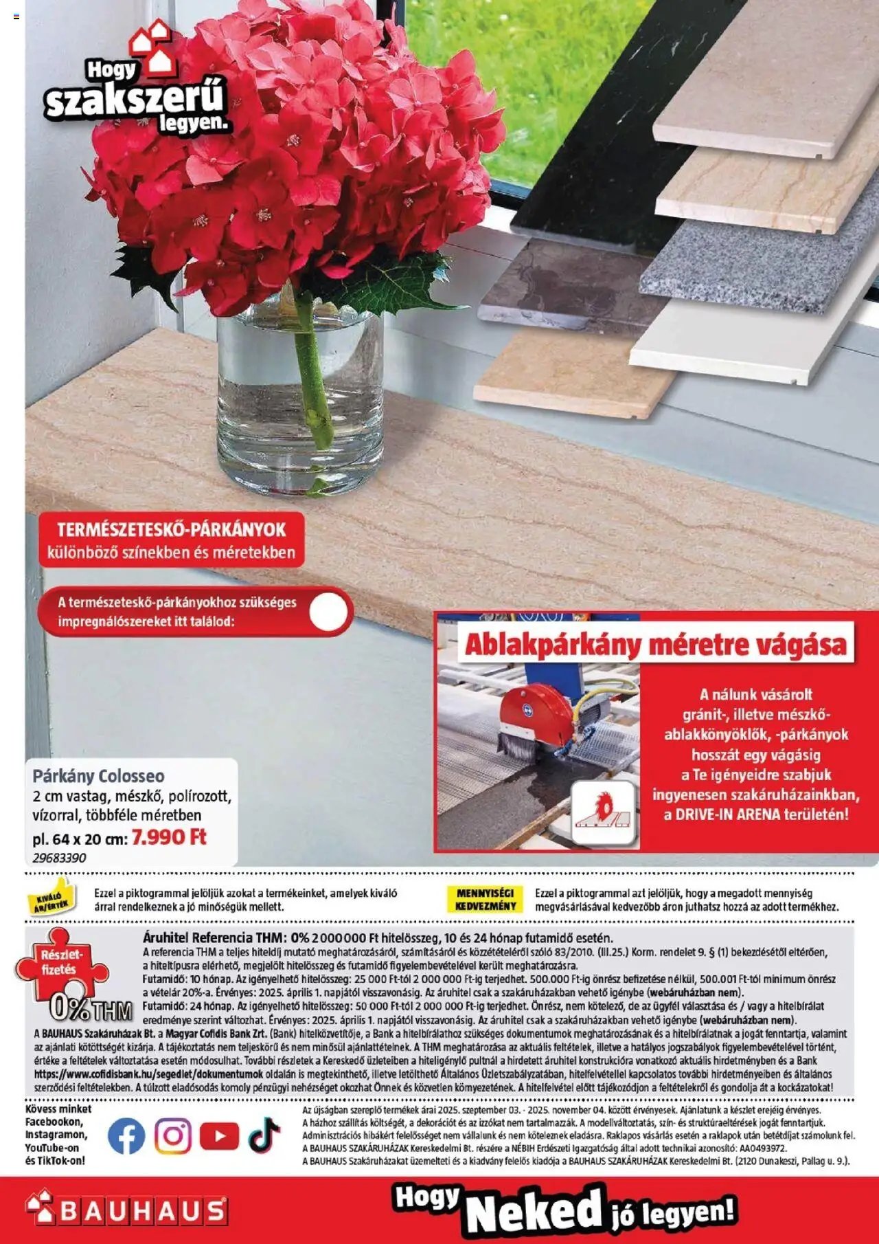 Bauhaus újság 2025.09.03. Akciós újság Bauhaus (2025-09-03 - 2025-11-04)