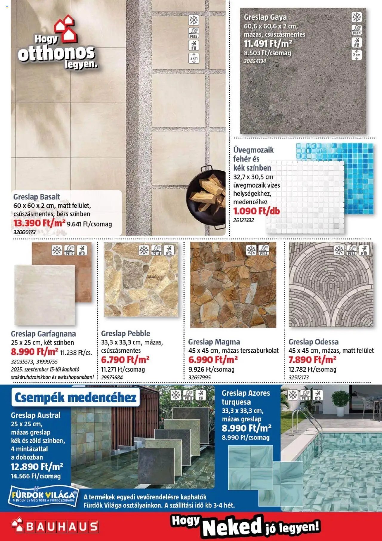 Bauhaus újság 2025.09.03. Akciós újság Bauhaus (2025-09-03 - 2025-11-04)