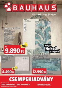 Bauhaus újság 2025.09.03. Akciós újság Bauhaus (2025-09-03 - 2025-11-04)