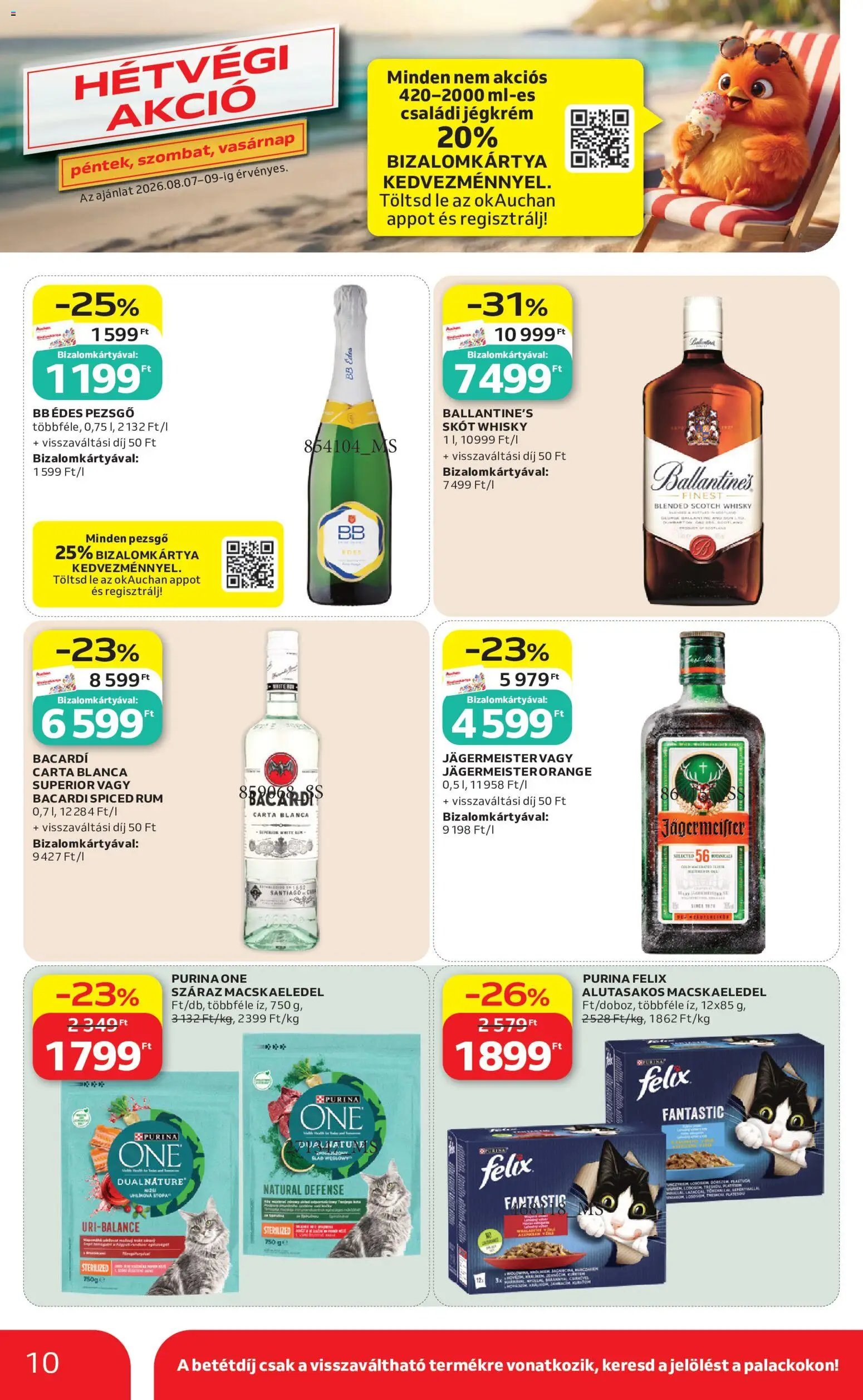Auchan újság 2026.08.06. Auchan Szupermarket akciós újság