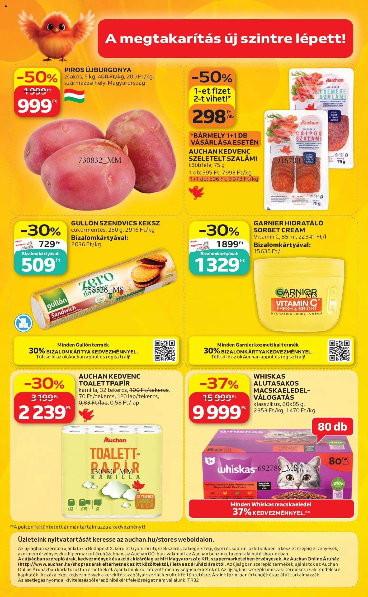 Auchan újság 2026.08.06. Auchan Szupermarket akciós újság