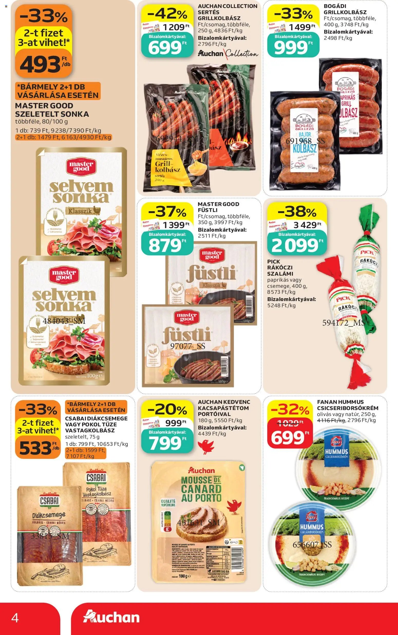 Auchan újság 2026.08.06. Auchan Szupermarket akciós újság