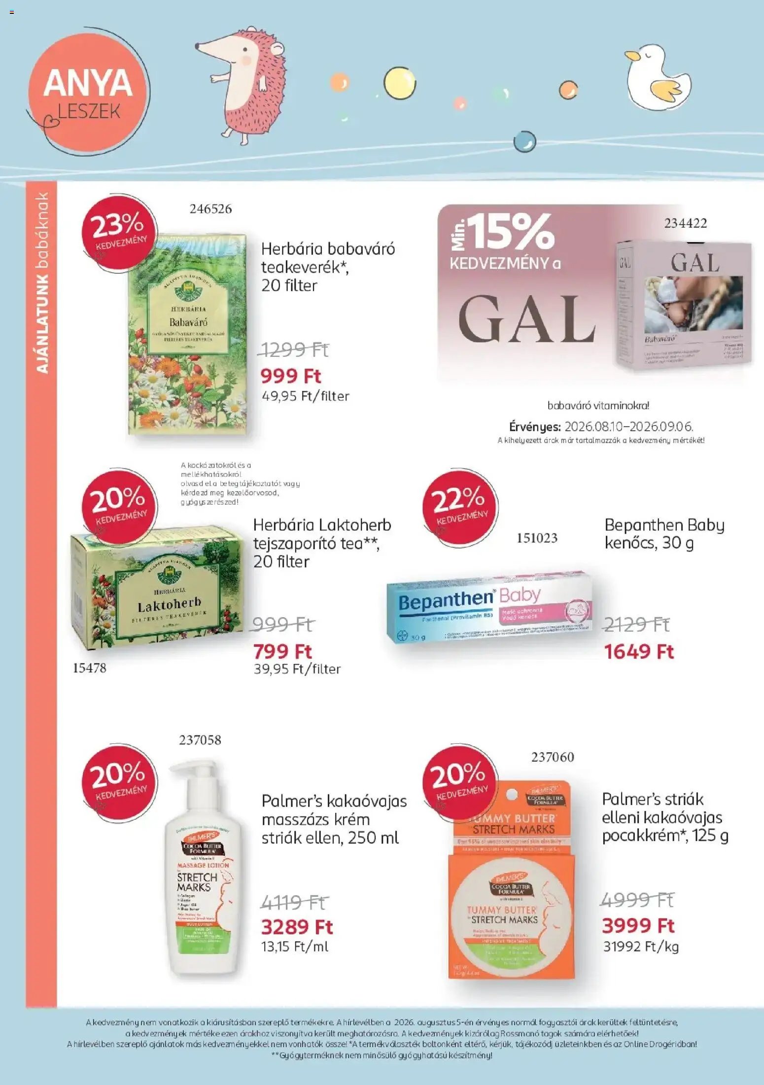 Rossmann újság 2026.08.10. Rossmann Babaprogram