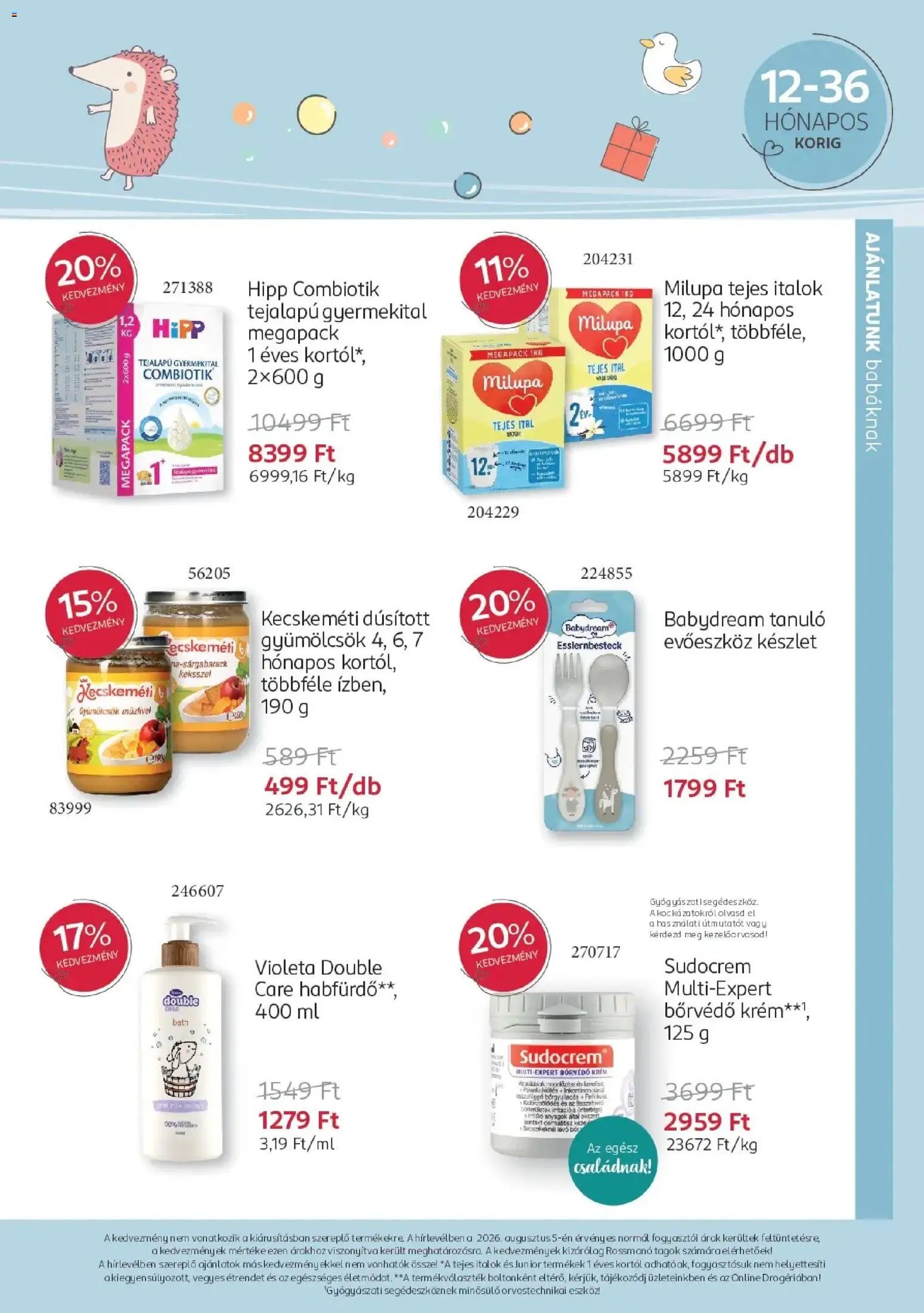 Rossmann újság 2026.08.10. Rossmann Babaprogram