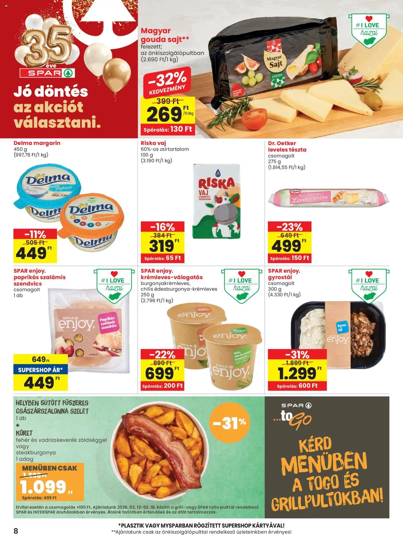 Spar újság 2026.02.12. Akciós újság Spar (2026-02-12 - 2026-02-18)