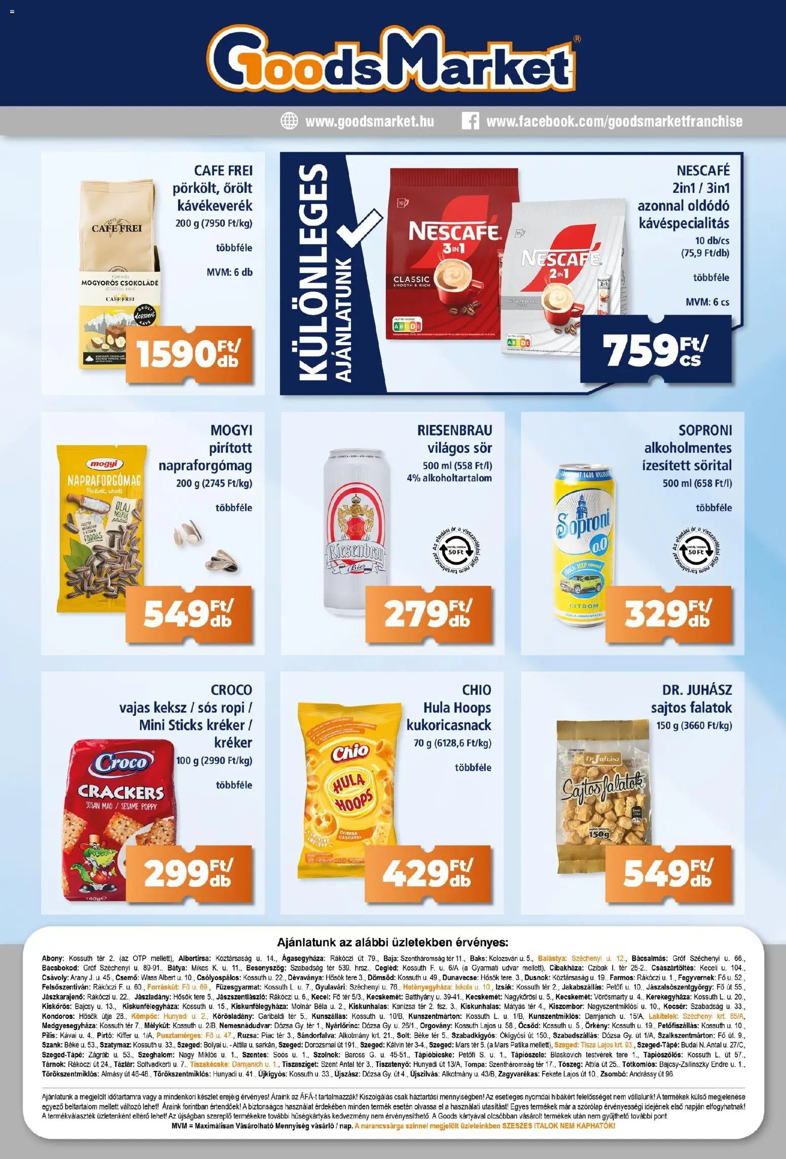 Goods Market újság 2026.06.18. Goods Market akciós újság