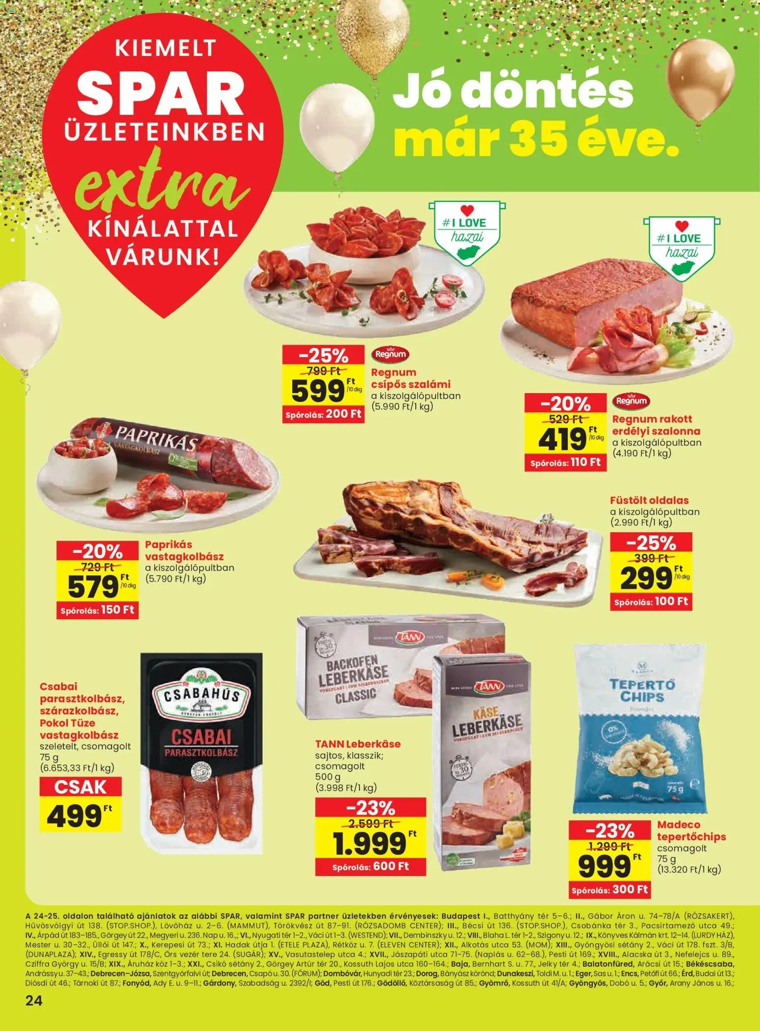 Spar újság 2026.03.26. Spar Extra ajánlat (2026-03-26)