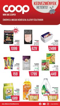 COOP újság 2026.04.23. COOP - Mini & Abc & Szuper / Mecsek (2026-04-23 - 2026-04-29)