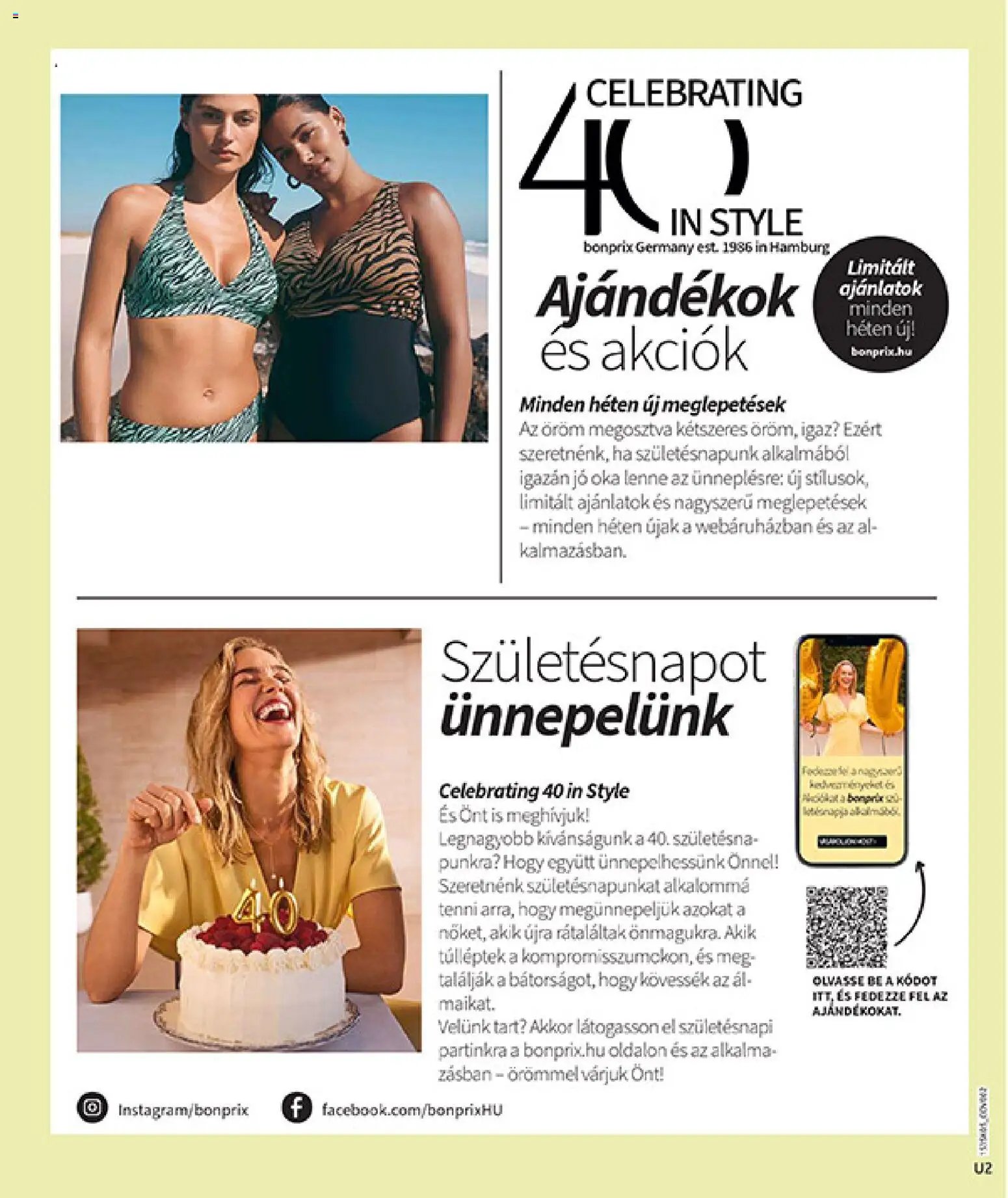 Bonprix újság 2026.05.19. Bonprix katalógus - Nincs mibe napozni? (2026-05-19 - 2026-06-15)