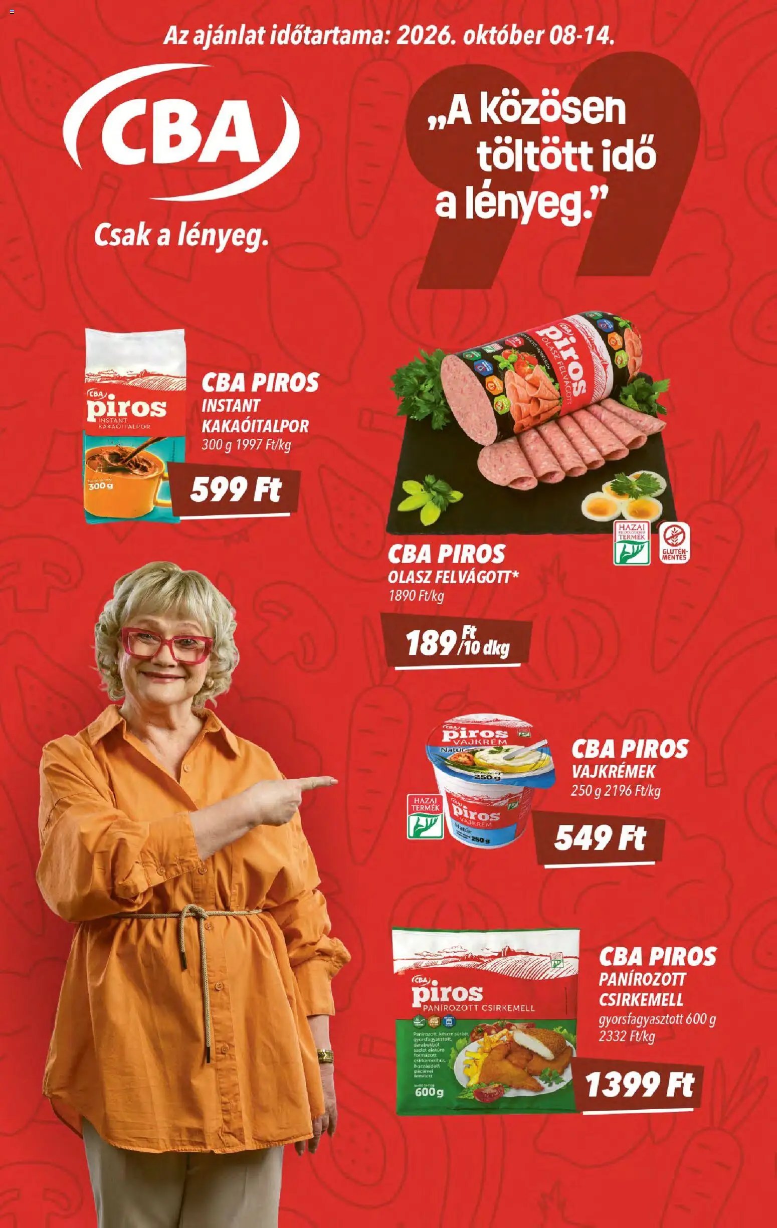 CBA újság 2026.10.08. CBA akciós újság