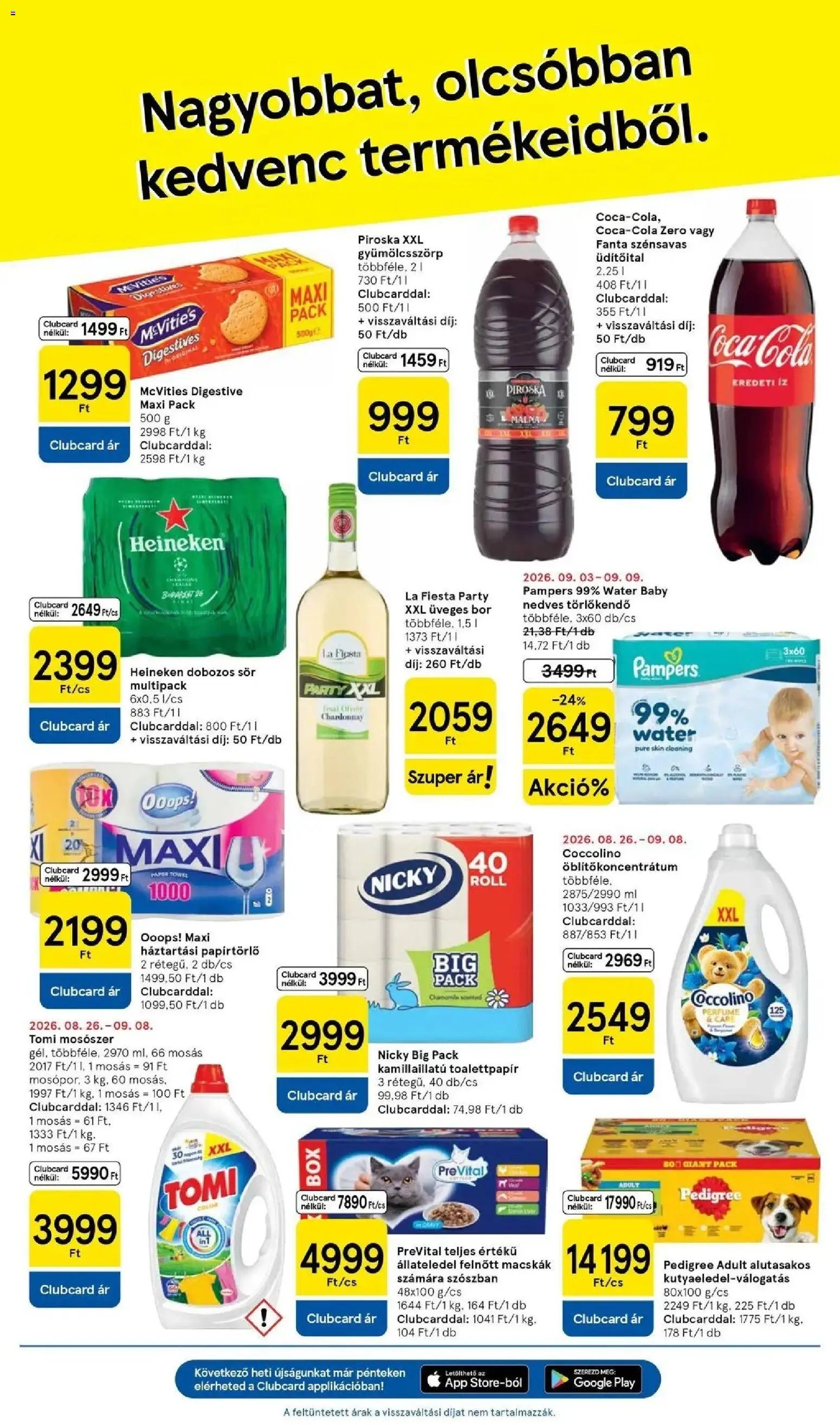 Tesco újság 2026.09.03. Tesco akciós újság