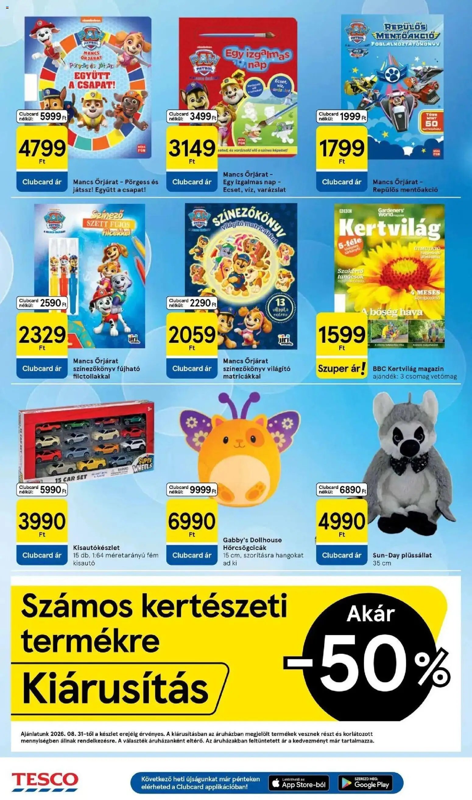 Tesco újság 2026.09.03. Tesco akciós újság
