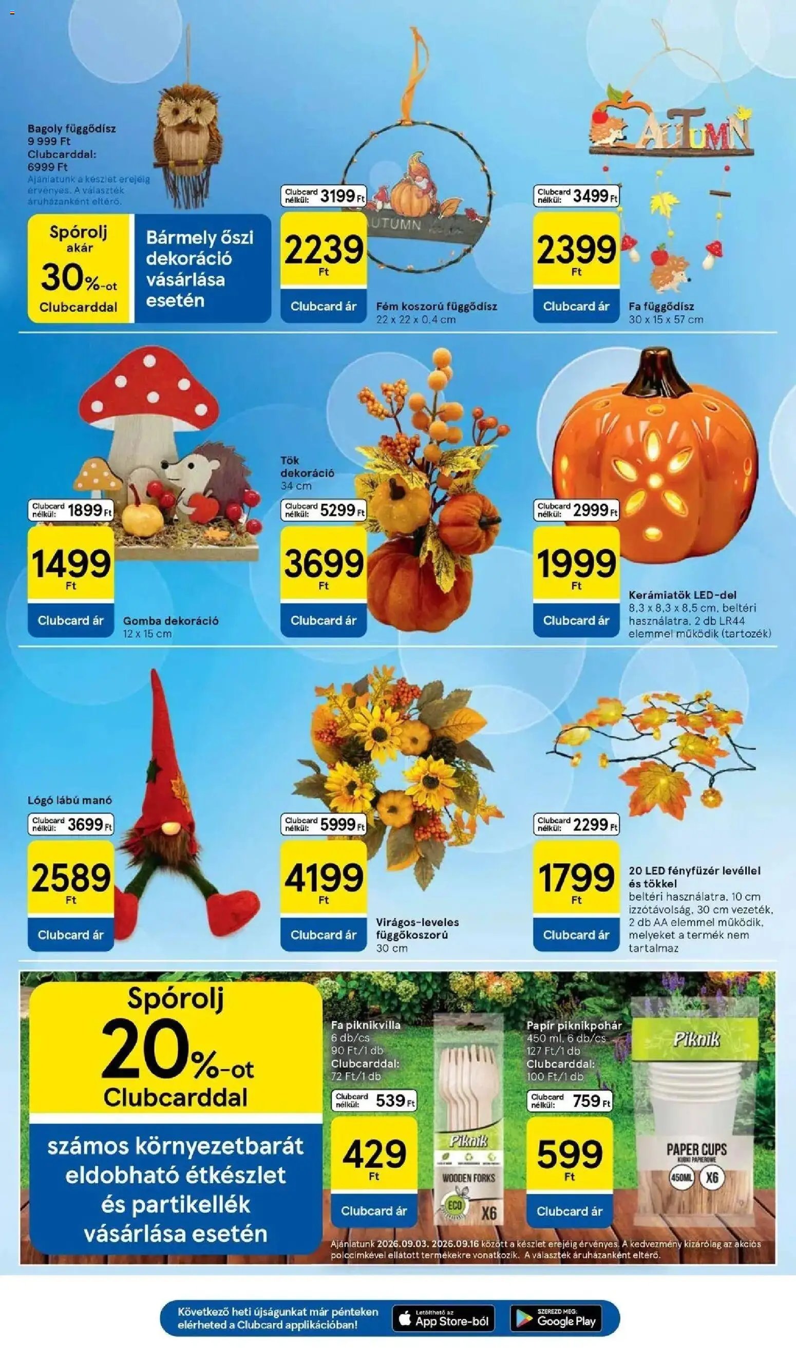 Tesco újság 2026.09.03. Tesco akciós újság