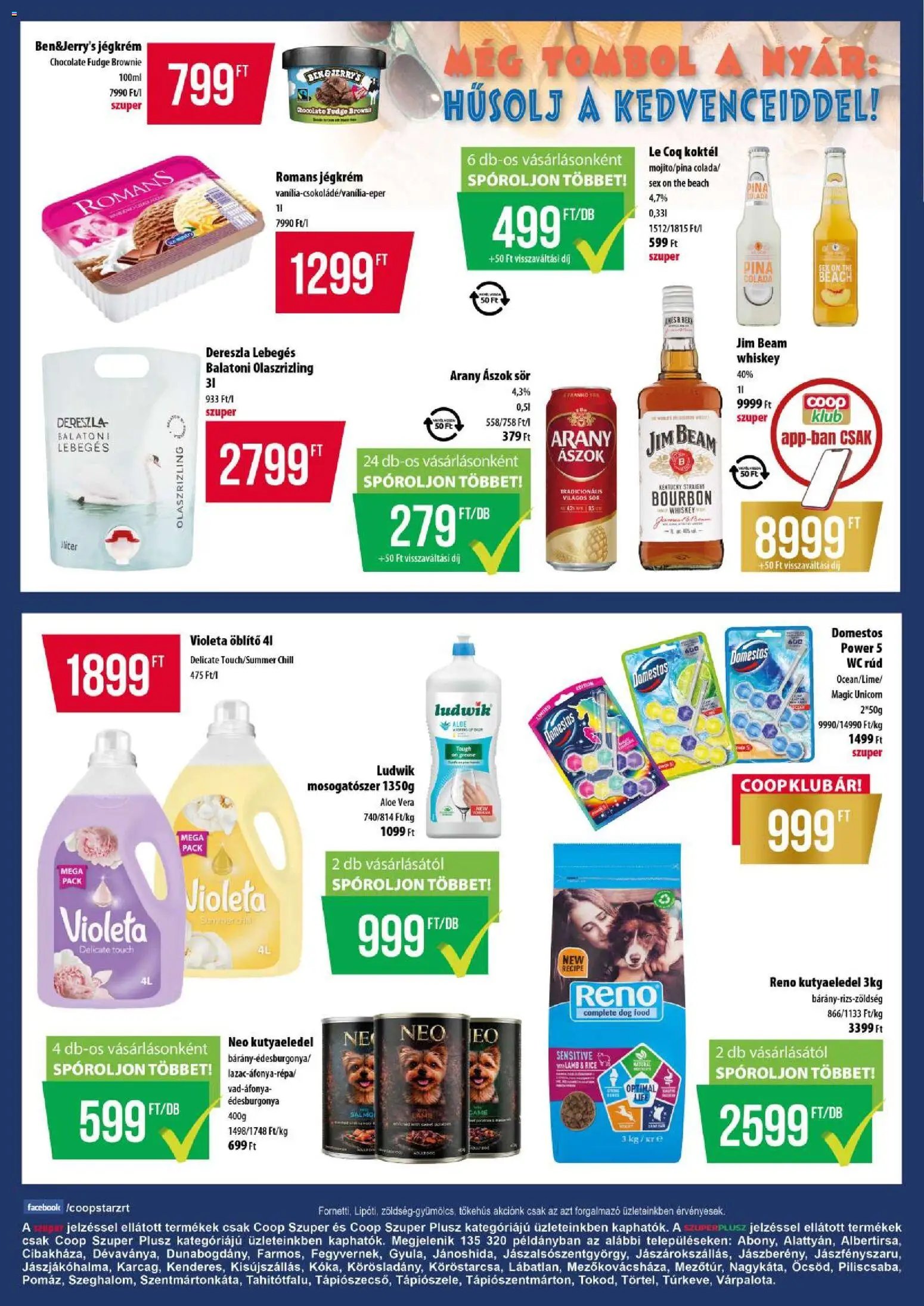 COOP újság 2026.08.13. COOP akciós újság Co-op Star